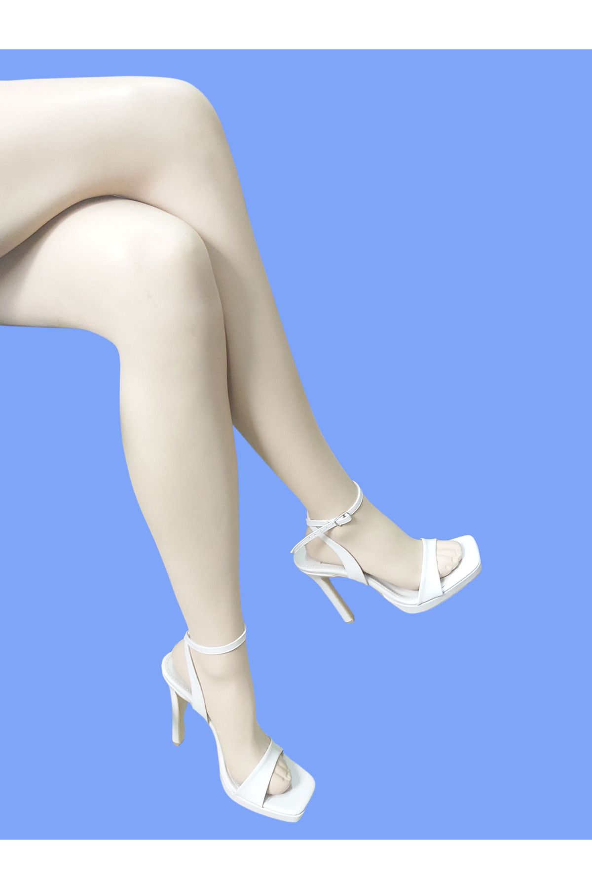 Escarpinshoes KADIN TOPUKLU PLATFORMLU YÜKSEK ŞIK ABİYE AYAKKABI