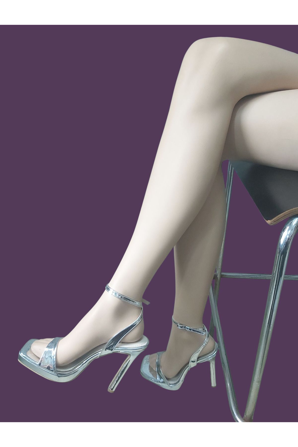 Escarpinshoes KADIN TOPUKLU PLATFORMLU YÜKSEK ŞIK ABİYE AYAKKABI