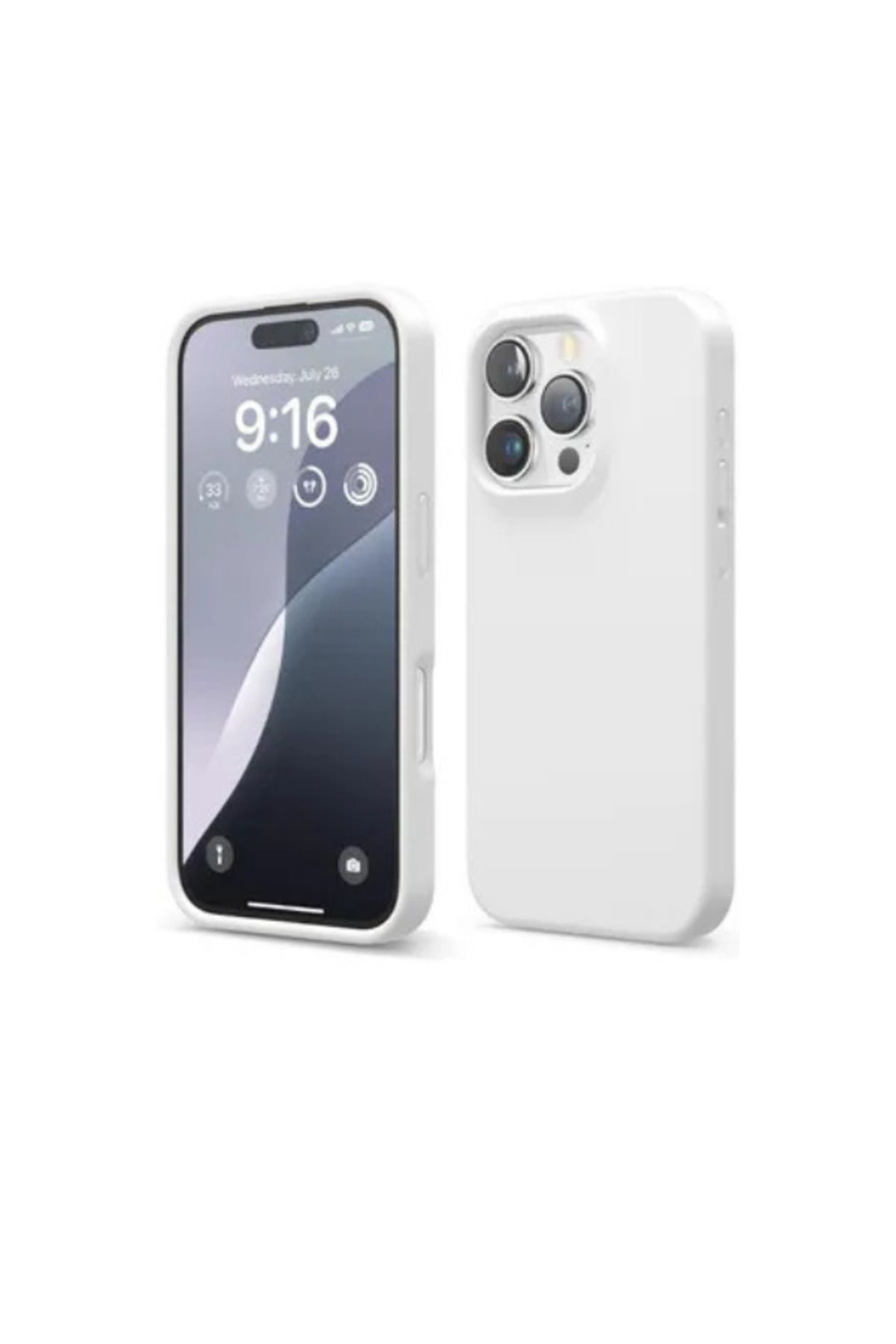 nexnova İphone 16 Pro Uyumlu Kılıf Kadife Lansman Soft Yumuşak Liquid Silikon Kamera Korumalı Kapak