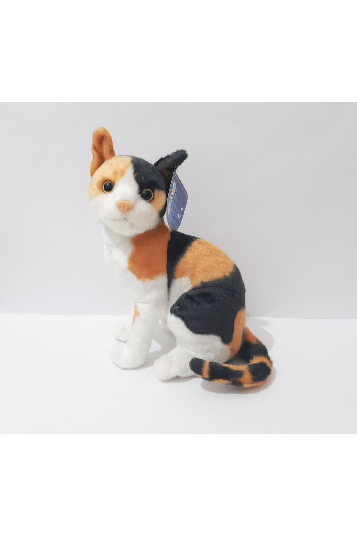 renkli çiçekler Peluş Kedi 30 CM Peluş Sesli Miyavlayan Oyuncak Kedi