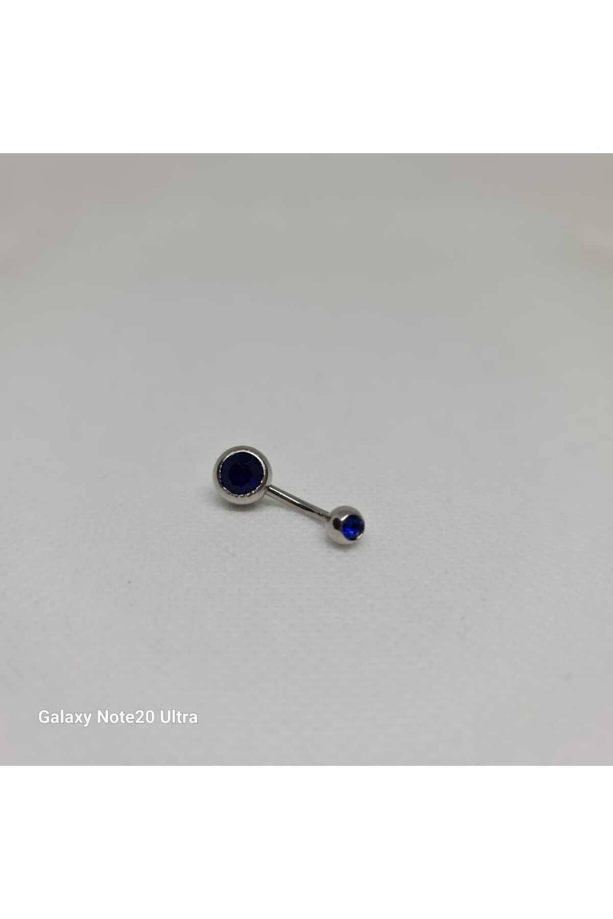 Store 316L Zirkon Taşlı Paslanmaz Çelik Göbek Piercing
