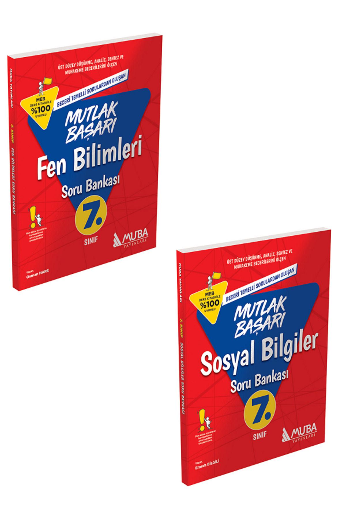 Evrensel İletişim Yayınları 7.Sınıf Muba Mutlak Başarı Fen Bilimleri + Sosyal Bilgiler Soru Bankası / Beceri Temelli / 2 KİTAP