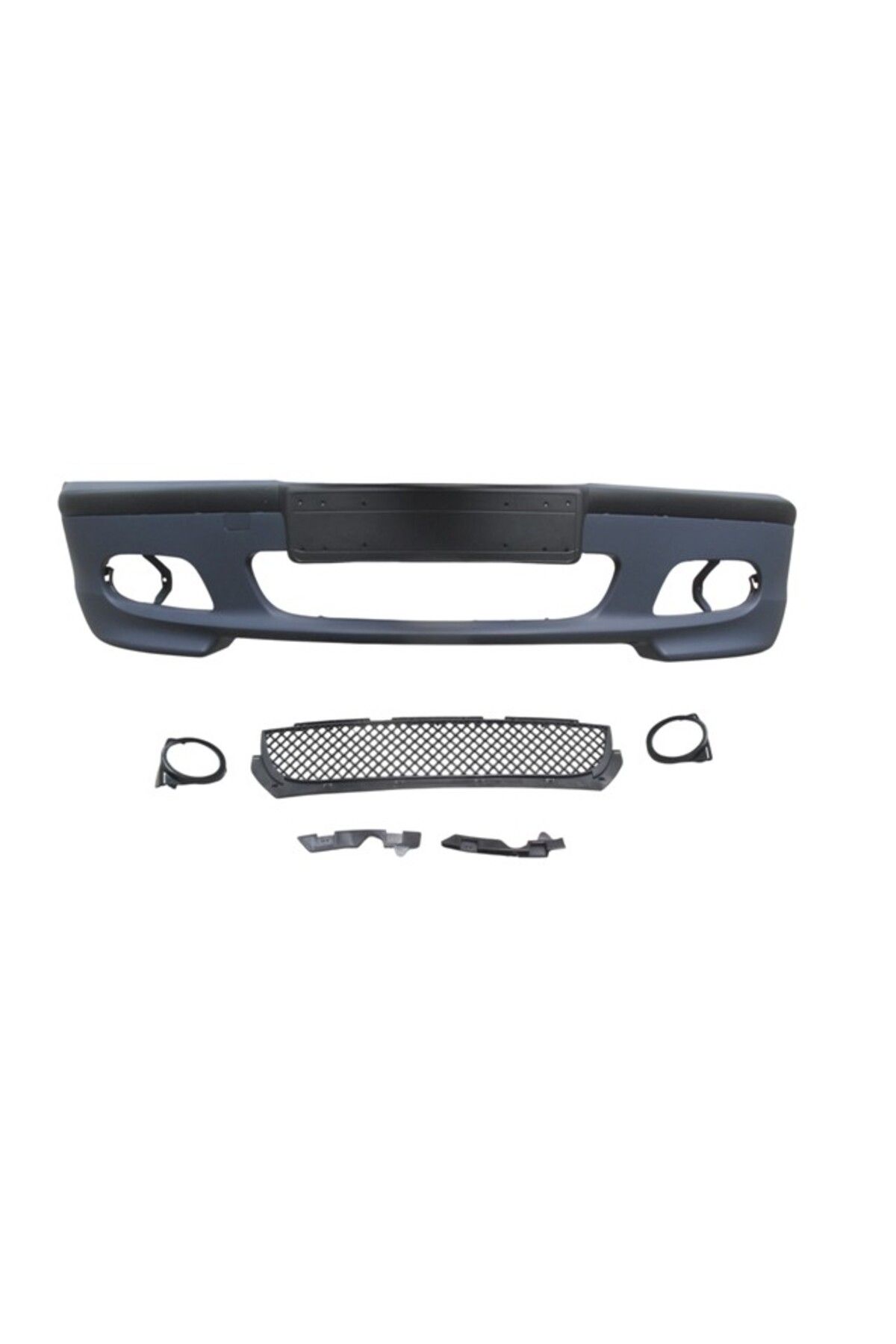 FAM Bmw 3 Seri E46 Sd 98/05 Ön Tampon (Sis Delikli/bandlı/panjurlu) (Plaka Plastikli) (Mtech)