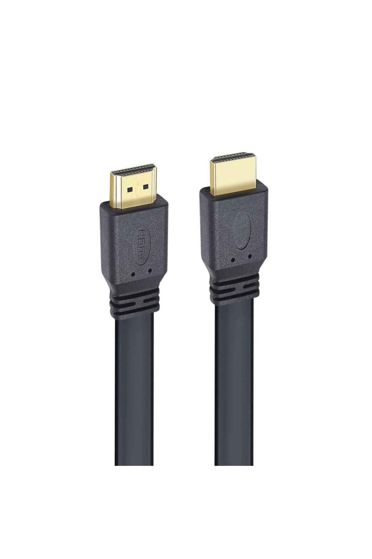 EFORTELEKOM DÜZ SİYAH 1.5 METRE FLAT YASSI GOLD UÇLU HDMI KABLO