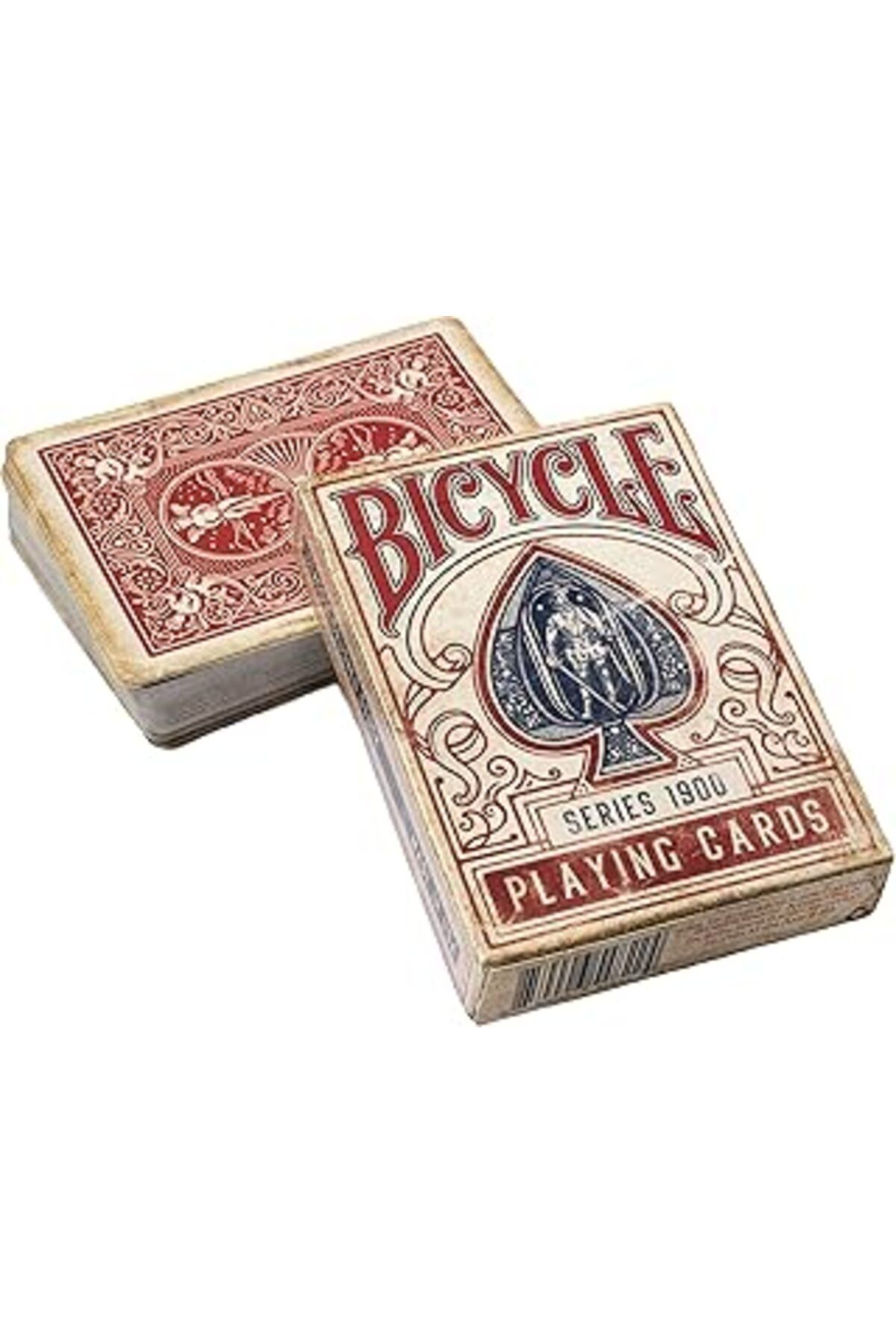 Pazarcan Ellusionist Bicycle 1900 Vintage Series Oyun Kağıdı Destesi, Kırmızı