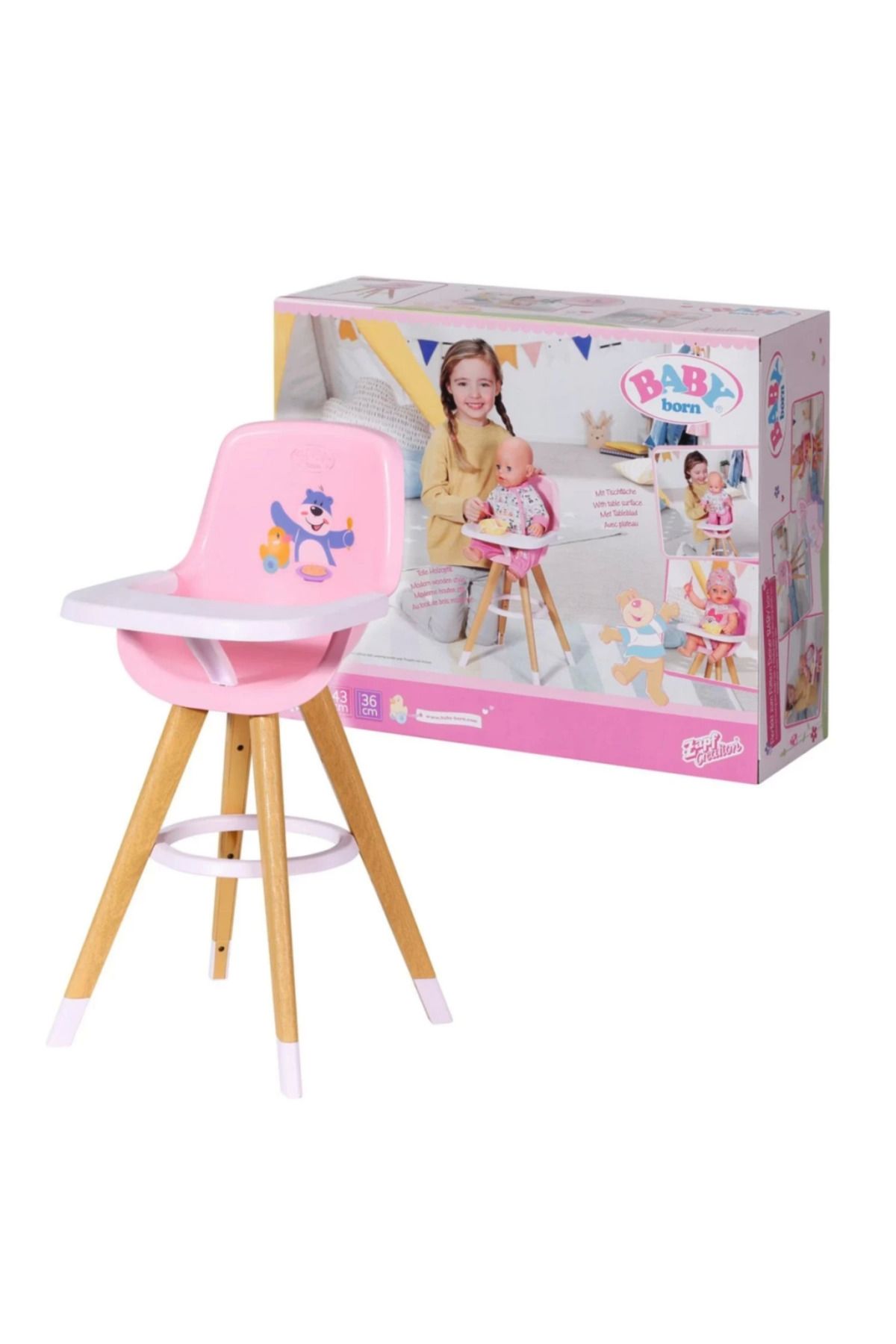 NEZADE STORE Baby Born Highchair