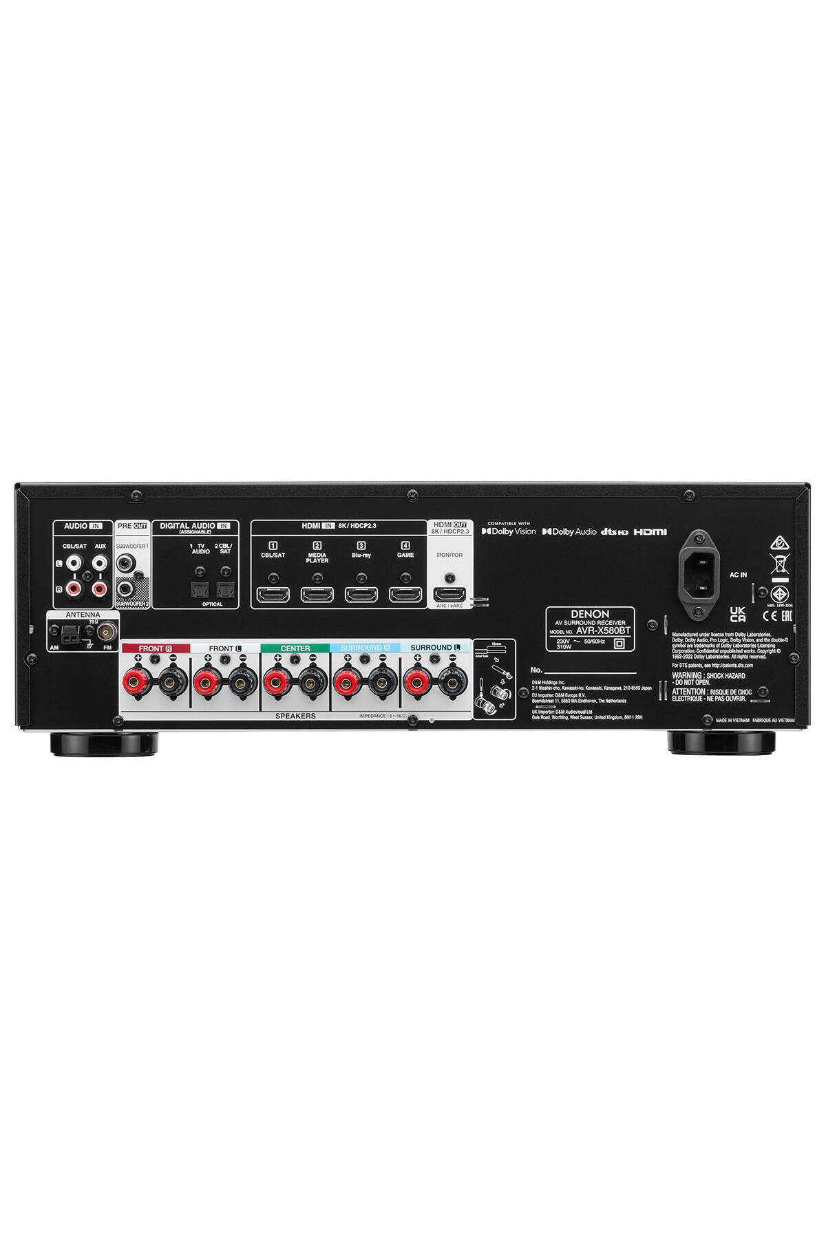 MAGNAT-Stereo system Denon AVR-X580BT + Magnat Monitor S70 3