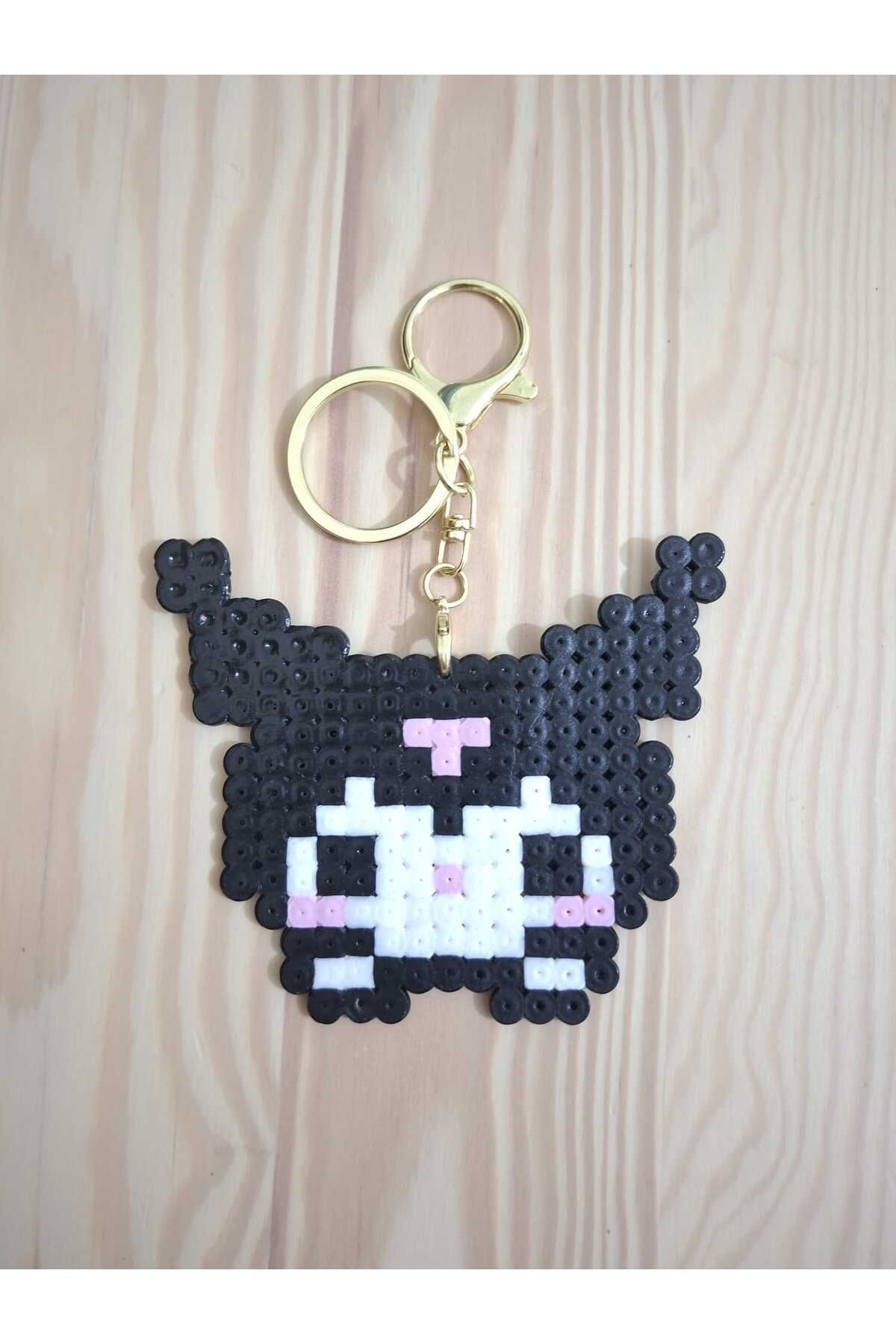 sfs elektrik anahtarlık araba süsü my melody kromi şeytan 2'li arkadaş anahtarlığı best friends hediyelik kuromi