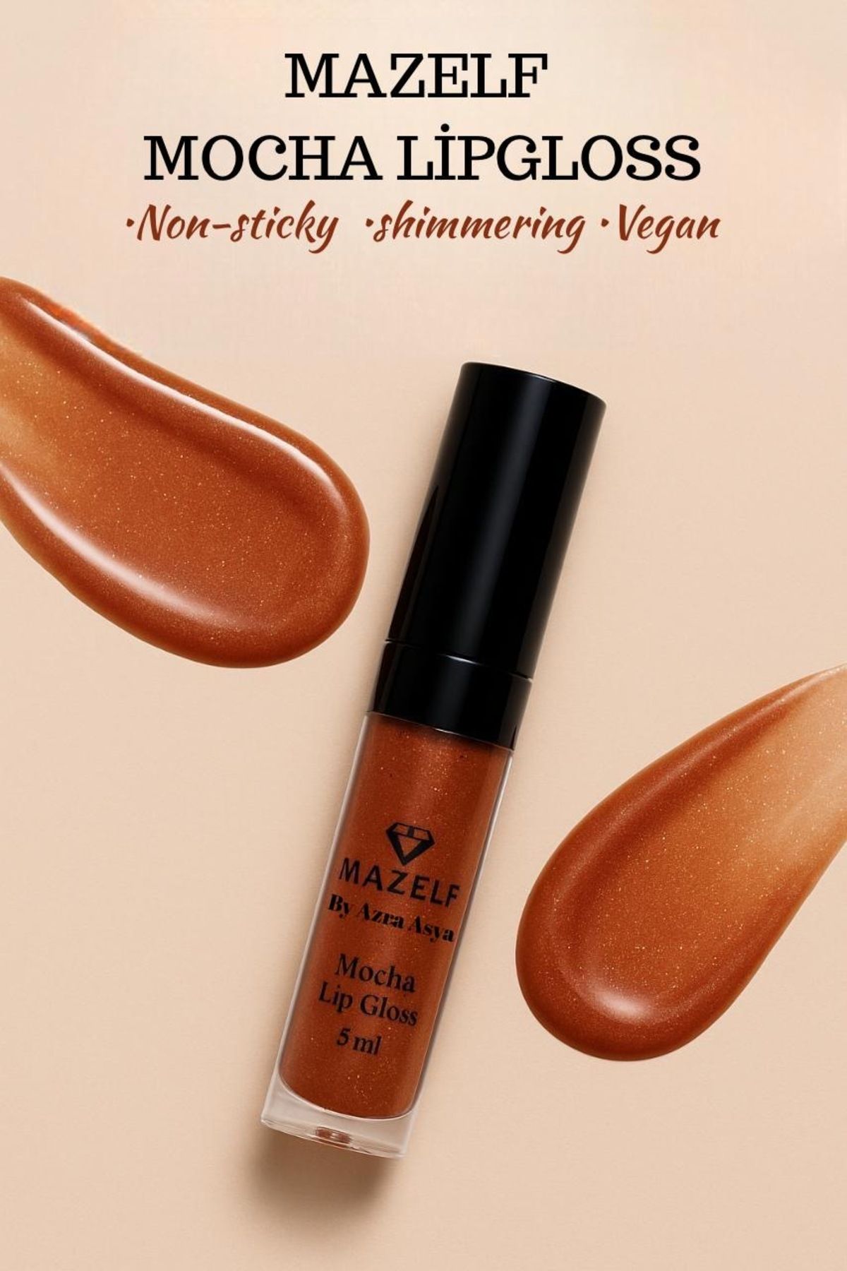 mazelf Cosmetics Mocha Lipgloss