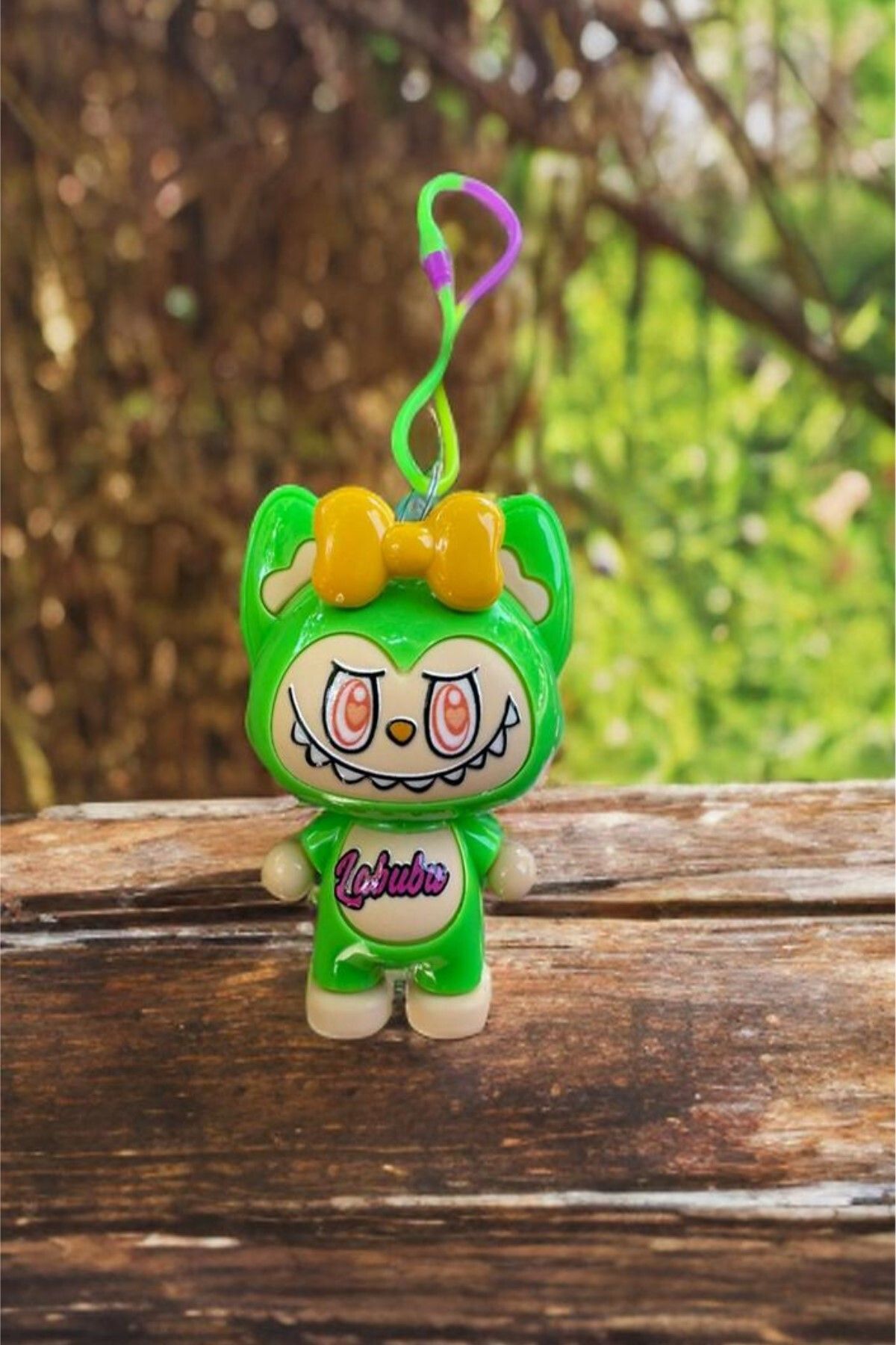 Hyd Oyuncak Mini Boy 9 Cm Labubu Have A Seat, Exciting Macaron The Monsters, Biginto Energy Labubu