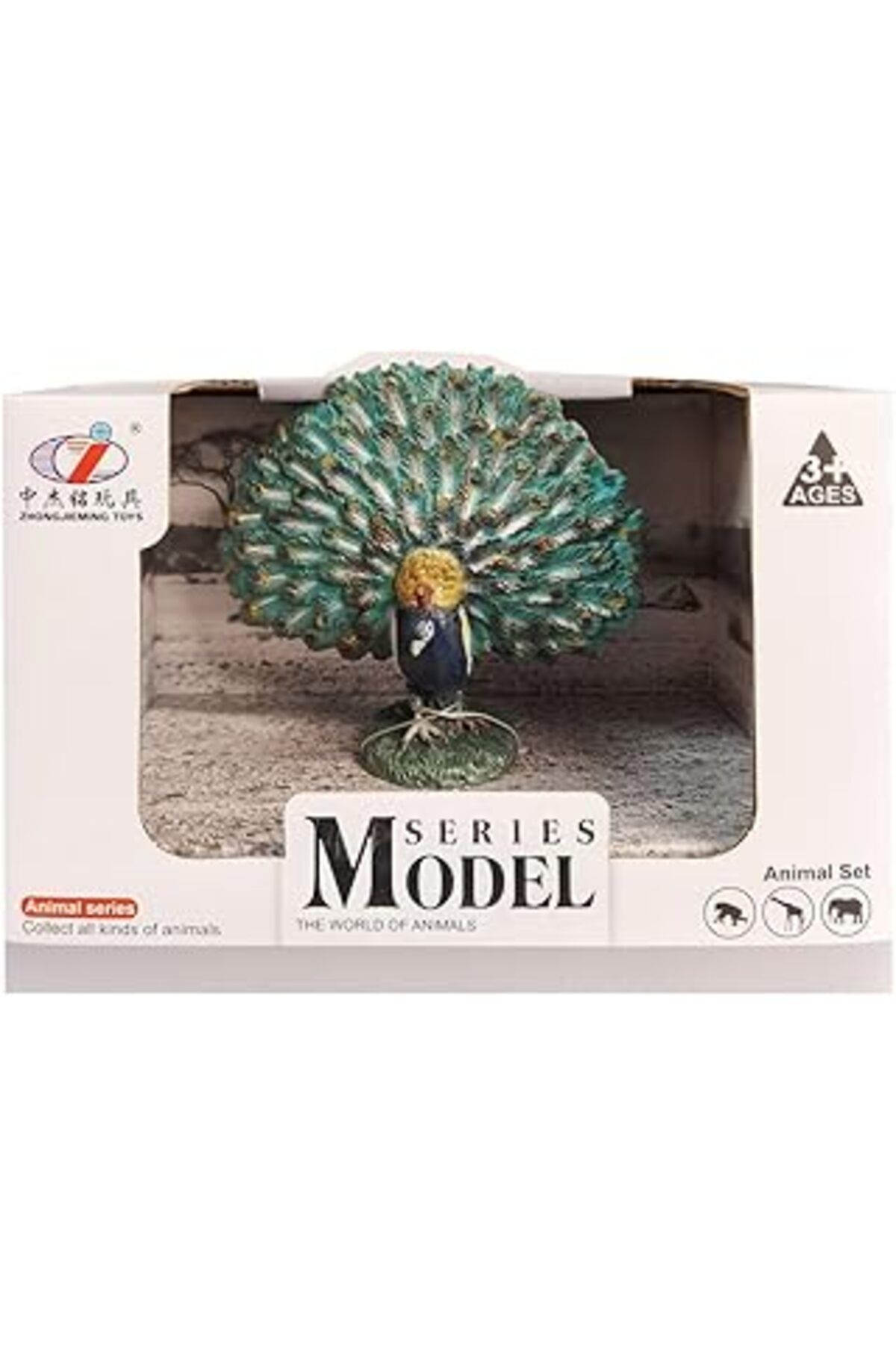 Pazarcan Calimera Toys Hayvan Figürleri Oyuncak Tavuskuşu