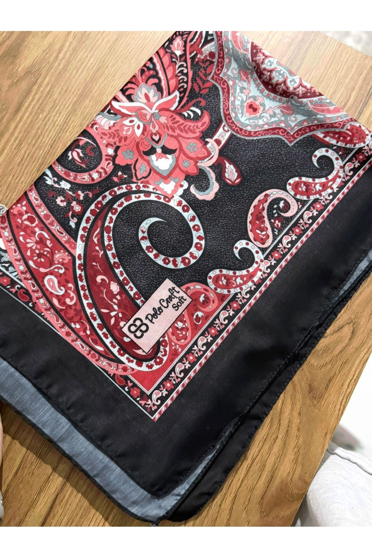 POLO CRAFT soft etnik desen şal