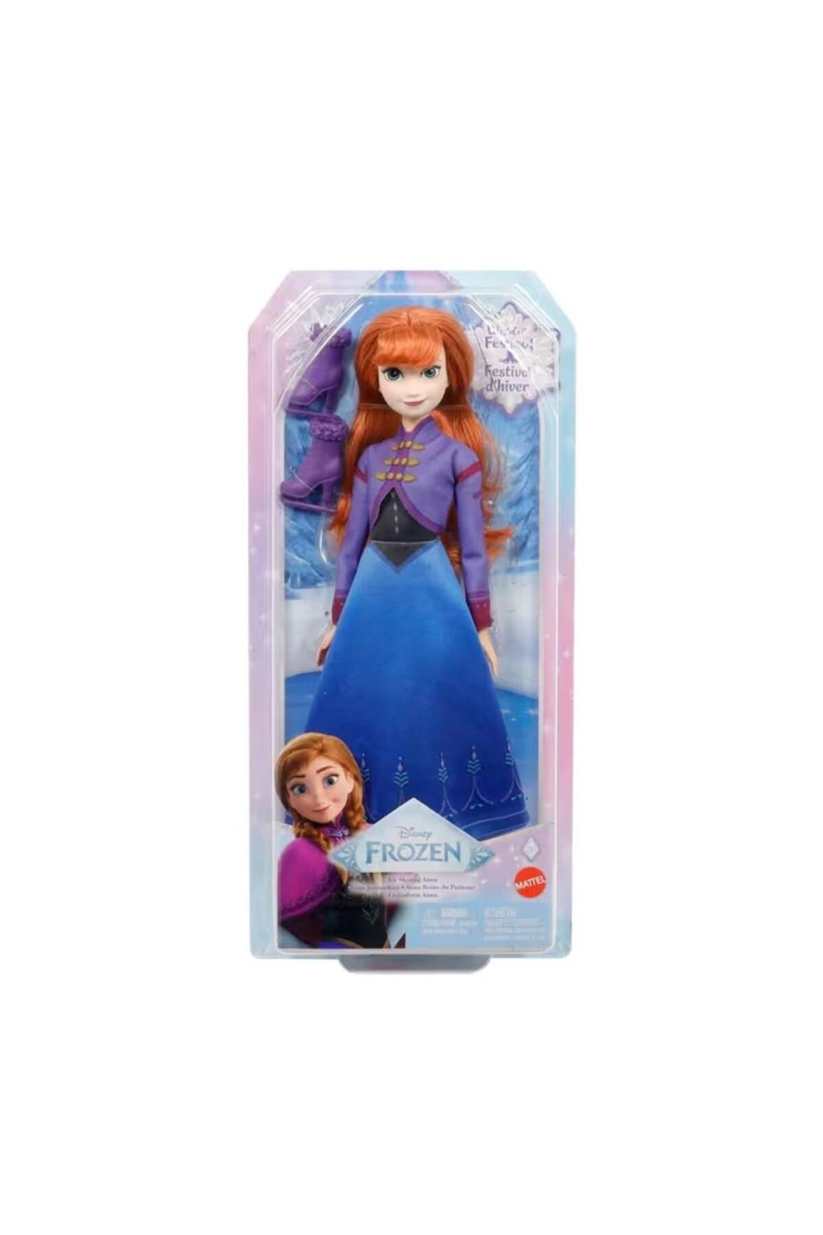 MR RZN STORE JBG54 Disney Karlar Ülkesi Buz Pateni Temalı Anna Bebek
