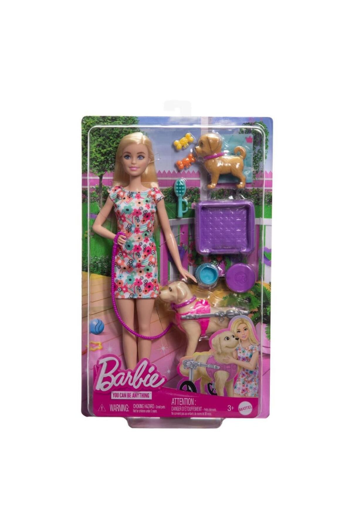 MR RZN STORE HTK37 Barbie ve Engelli Köpeği Oyun Seti