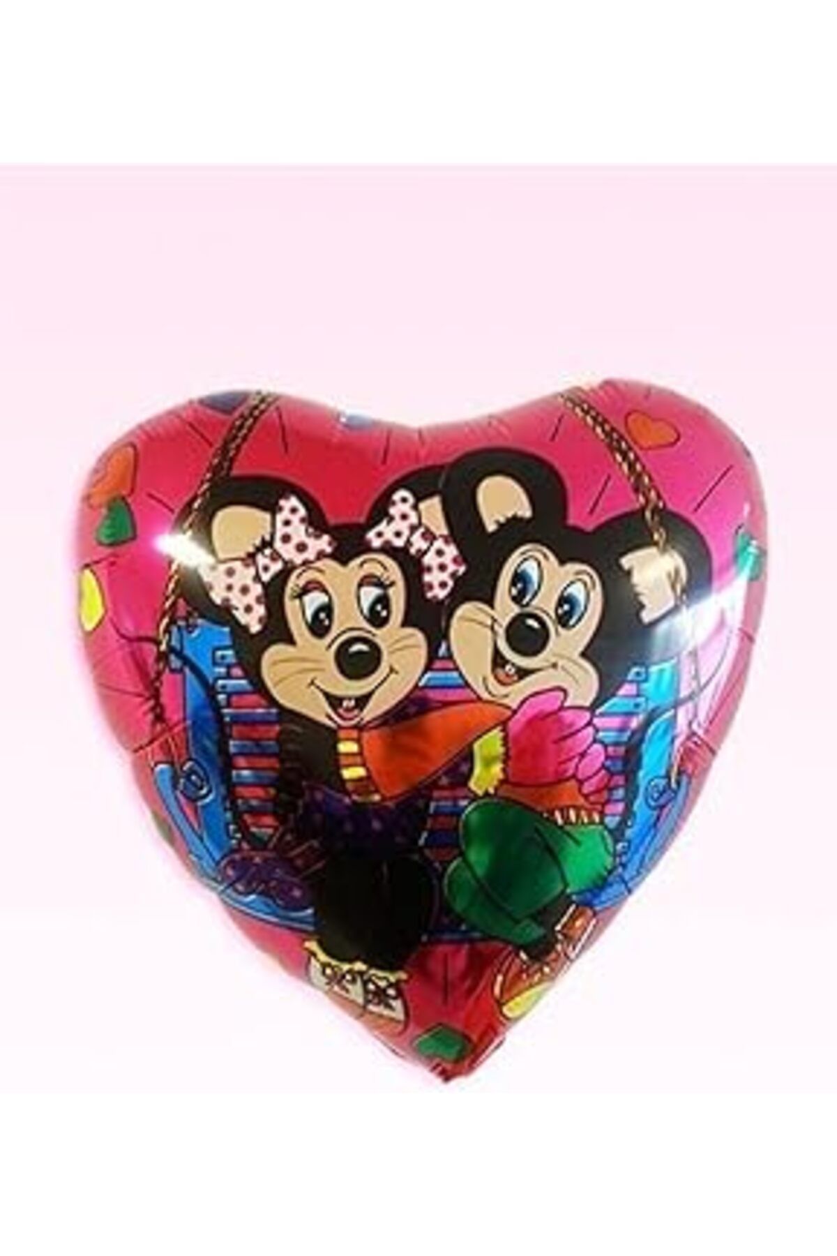 Karachil Red Castle 18'' G-Macho & Peggy Swıng Folyo Balon 10 Adet