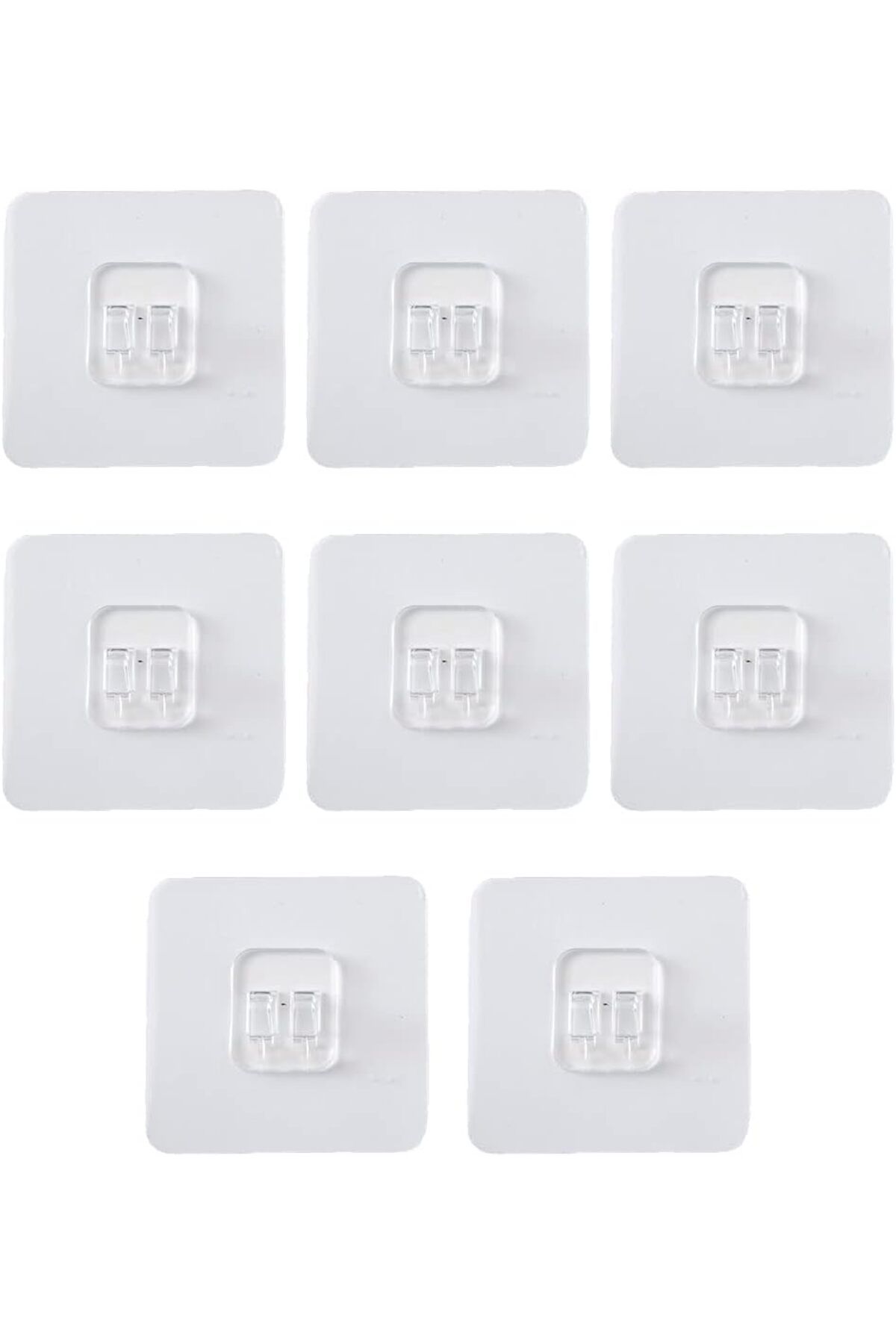 btmhome Süper Güçlü Yapışkanlı Raf ve Çerçeve Askısı – 7x7 cm (1 Adet)