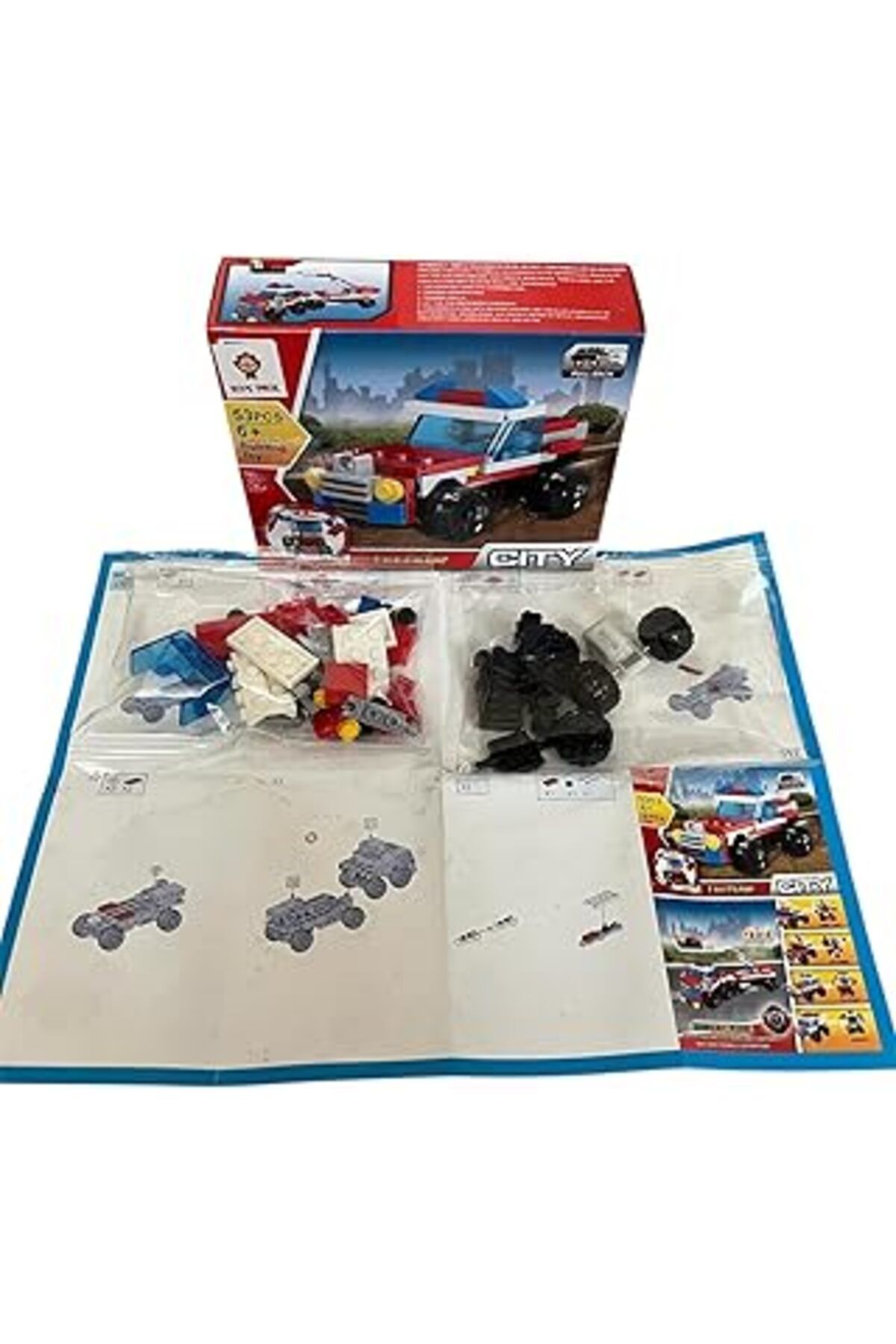 Roses Store City Oyuncak Legolu Set 53 Parça Robotlu
