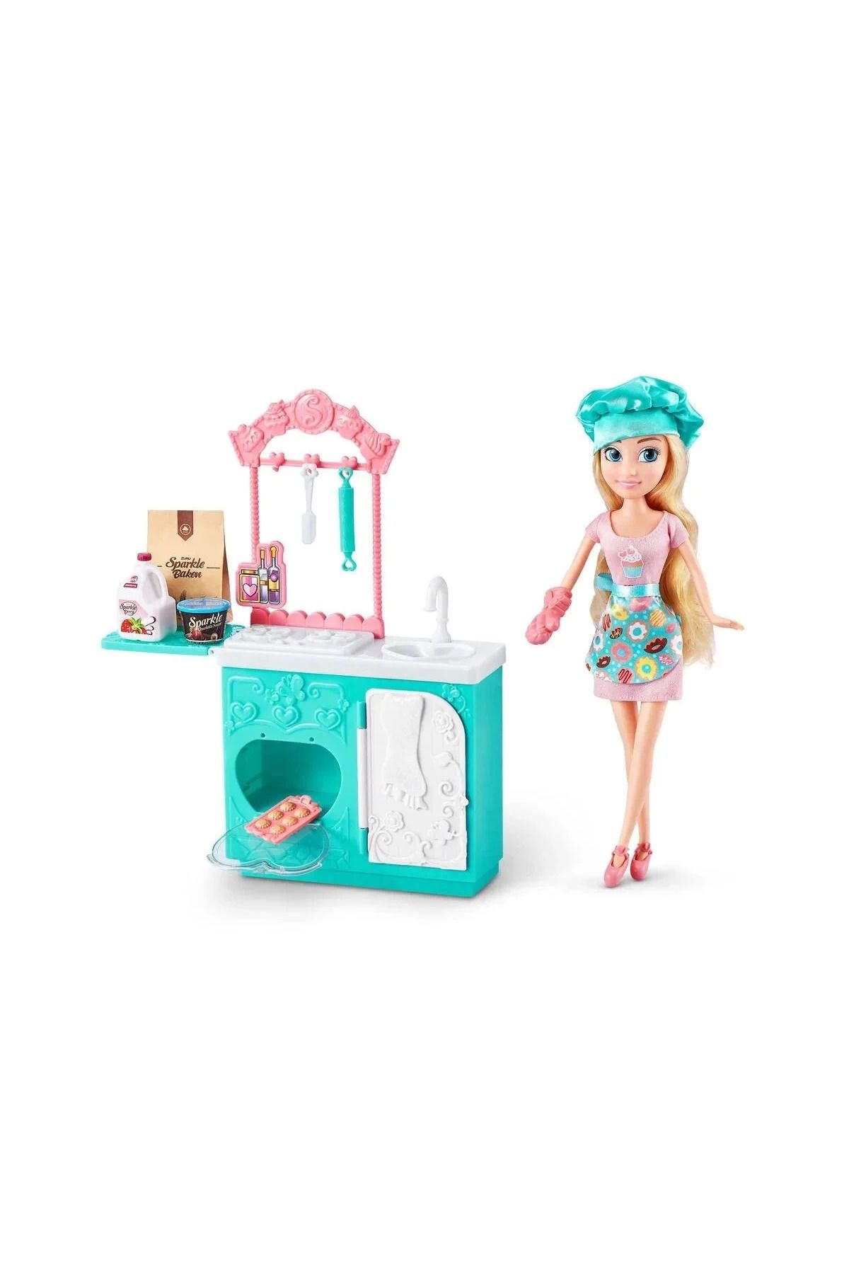 BYR Sparkle Girlz Aşçı Bebek Ve Oyun Seti 27Cm Yeni