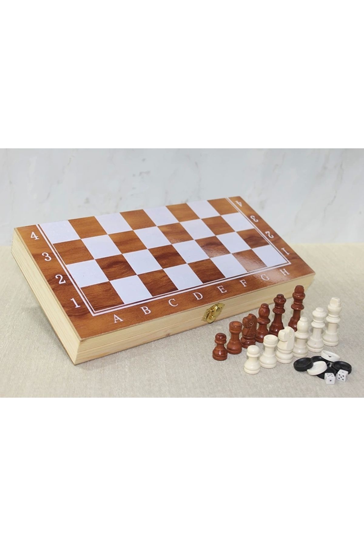 shop Ahşap Kutulu Satranç Model 1