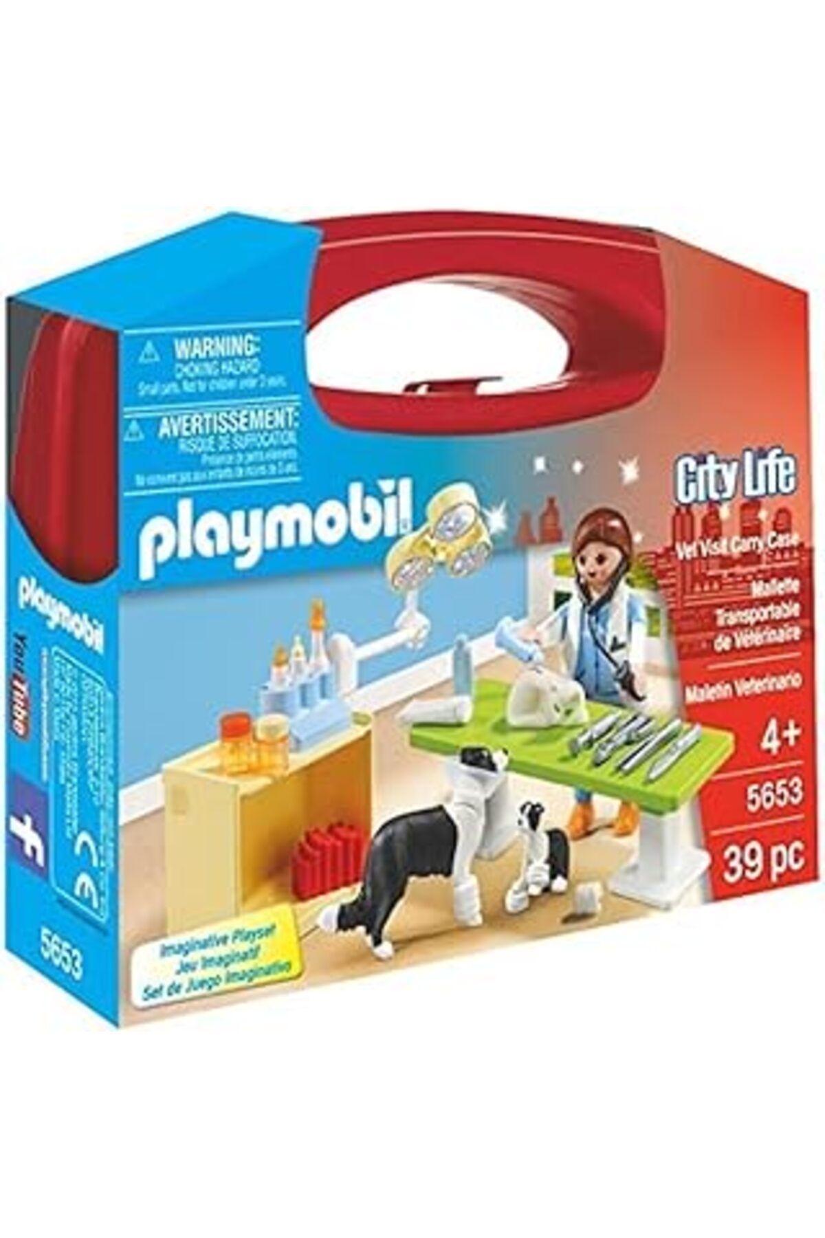 Mu Art Ahşap Playmobil City Life 5653 Veteriner, 4 Yaş Ve Üzeri