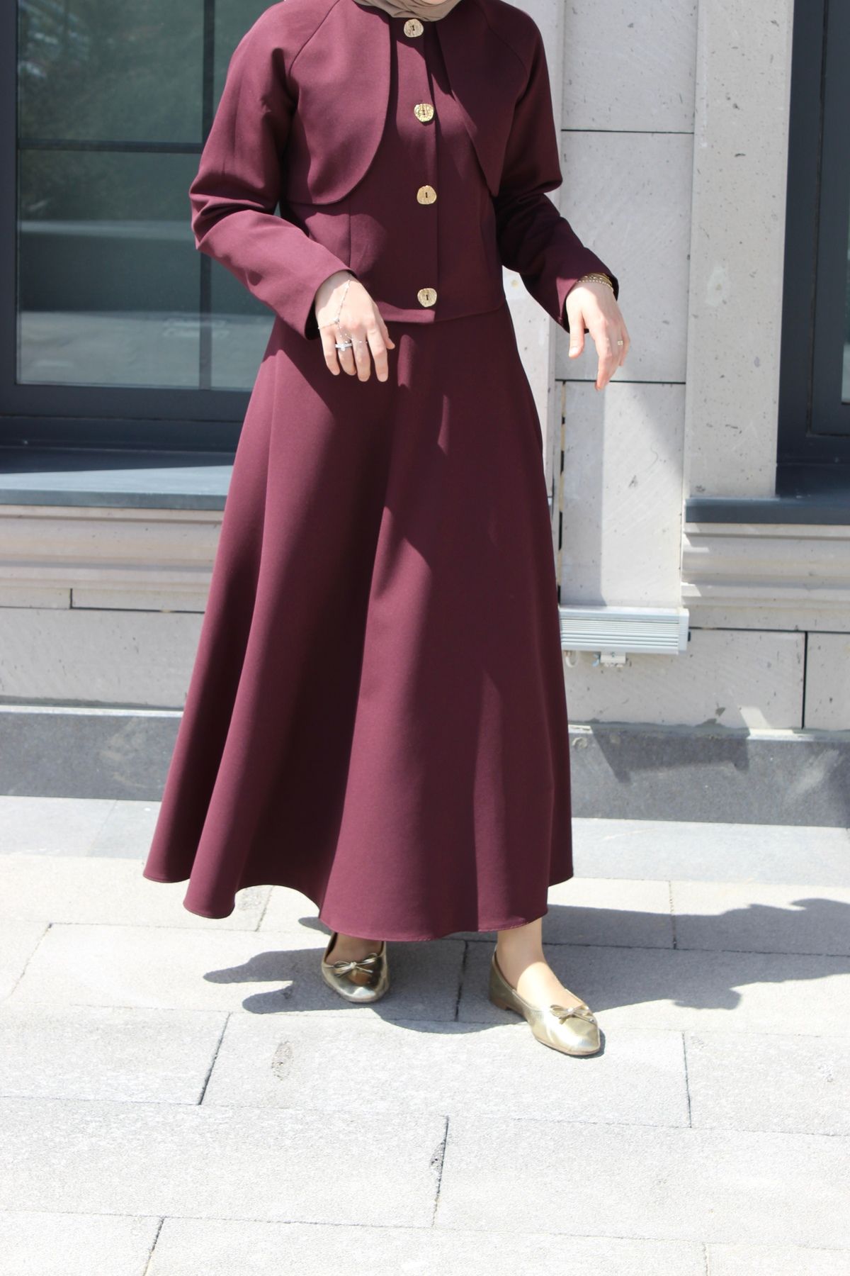 sensa collection Etek Ceket Tesettür Takım Double Krep Takım İkili Takım Alt Üst Takım