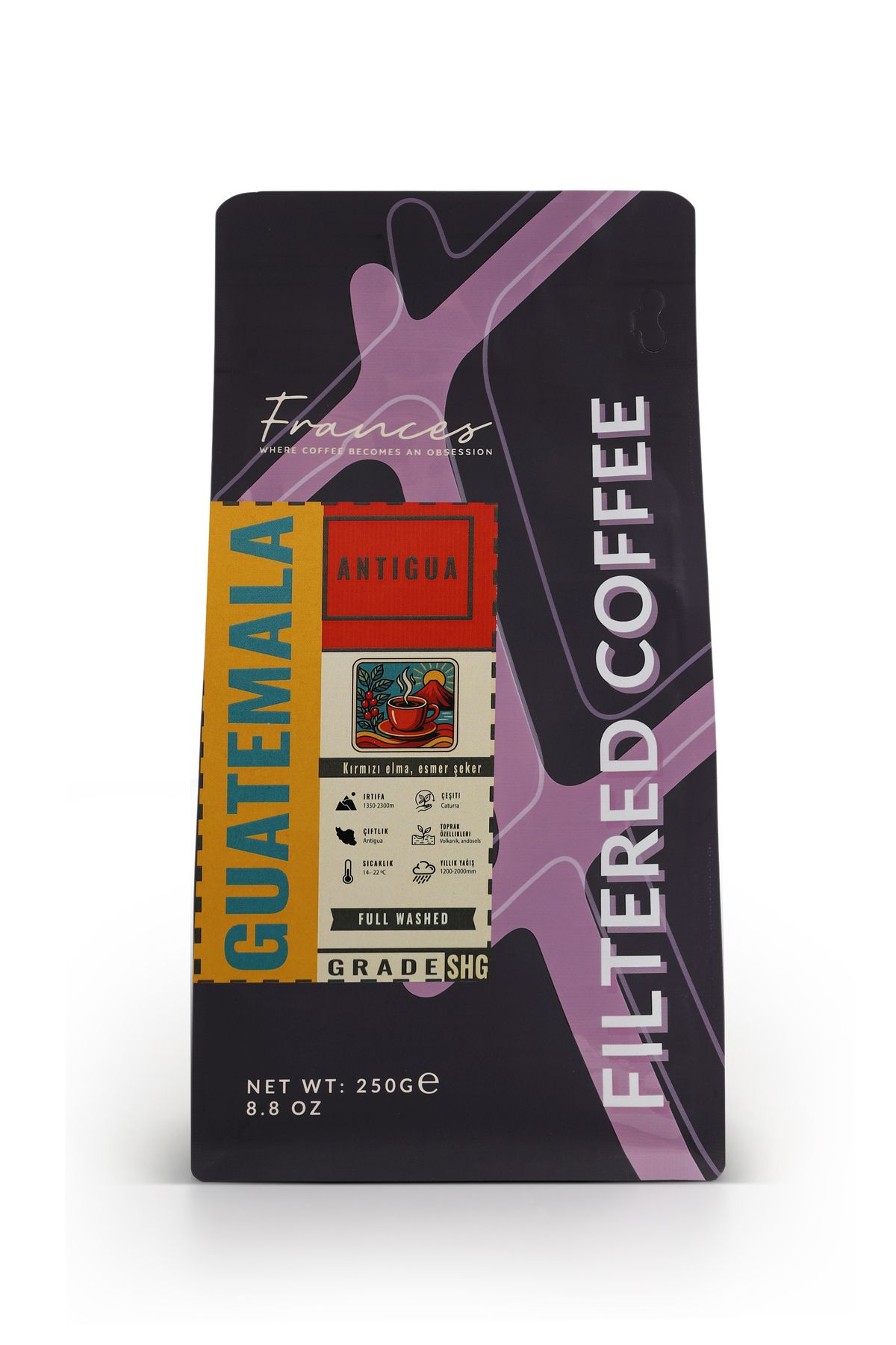 FRANCES Guatemala Antigua Çekirdek Filtre Kahve 250g
