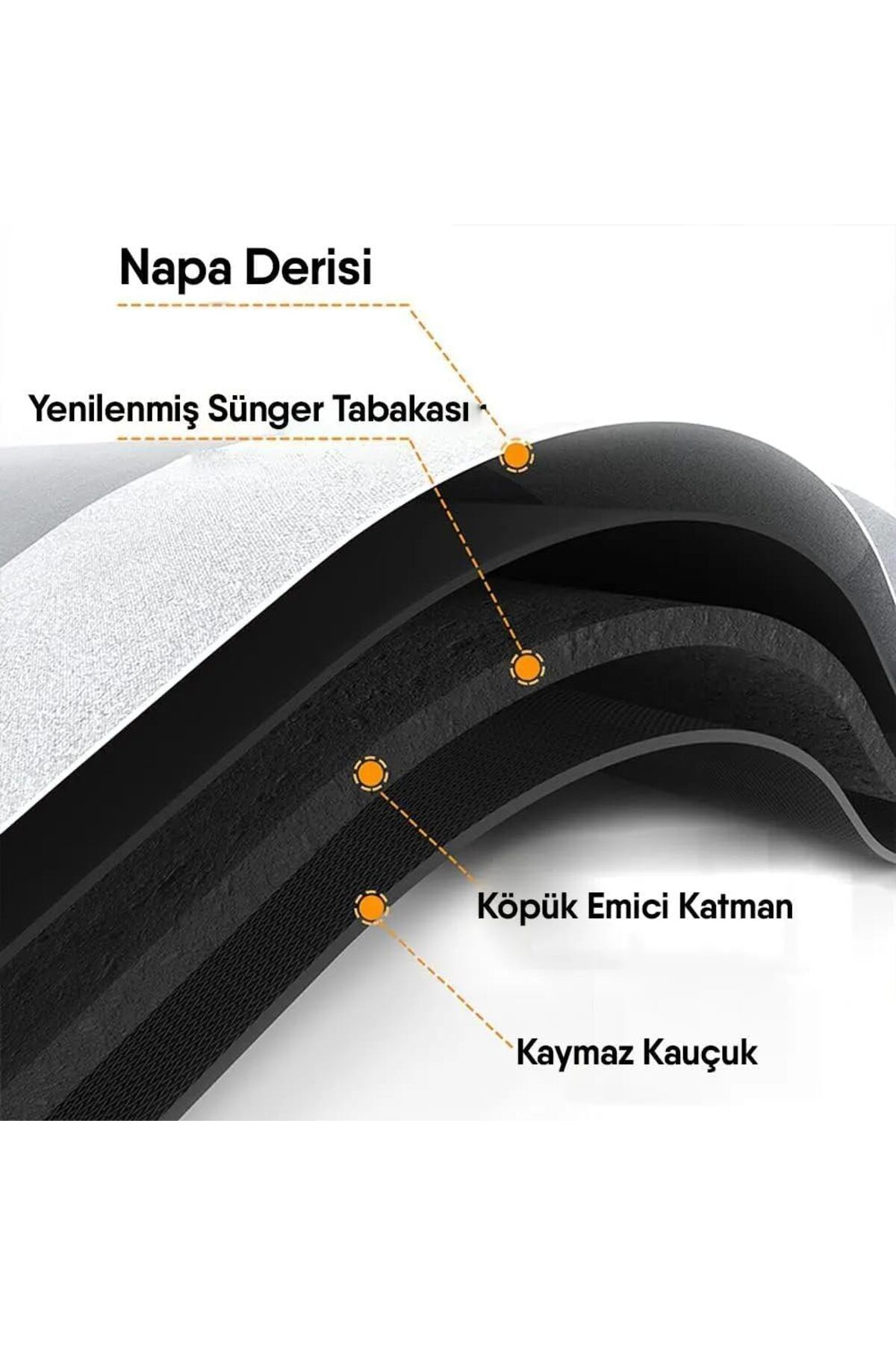 MAİN SHOP Şık Tasarım Su Emici Banyo Lavabo Mutfak Kaymaz Tabanlı Paspas 156X38 cm Yazısız Model M-61