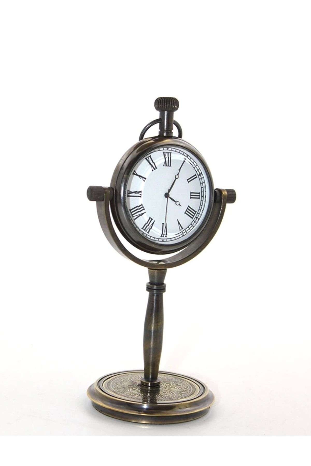 shop Masa Üstü Pirinç Saat Model 1