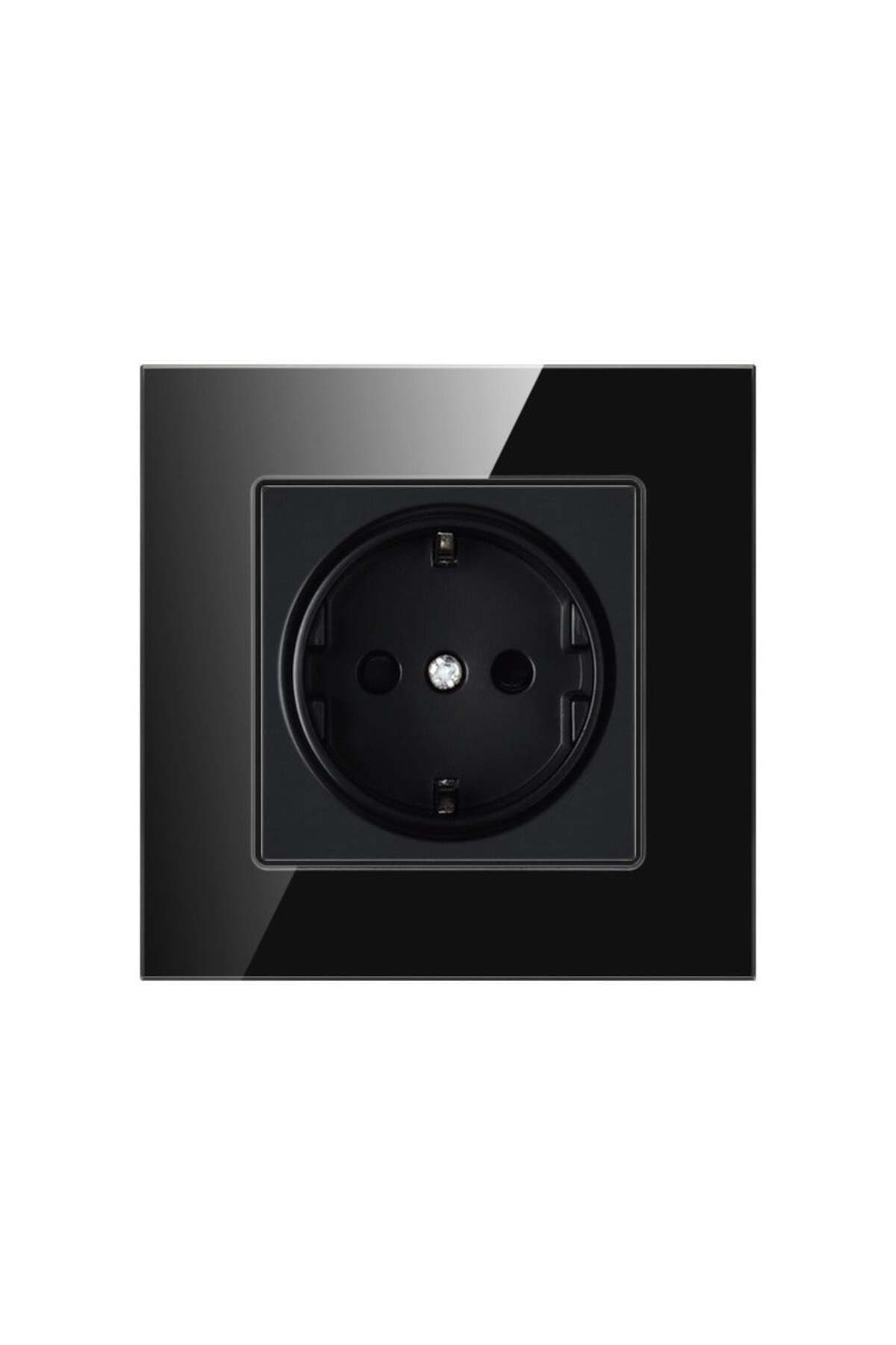 TECHSTAR-® Crystal Ts1 Socket, Tempered Glass, Single, Onyx Black Color, 16a 1