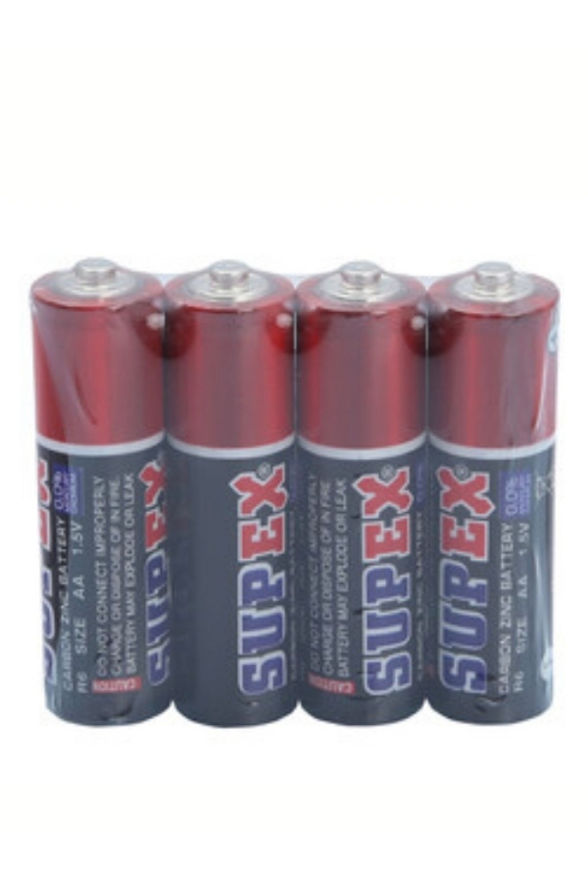 NaturalCharm Supex R6 AA 1.5V Kalem Pil 4'lü Paket – Çinko Karbon, Uzun Ömürlü, Standart Enerji