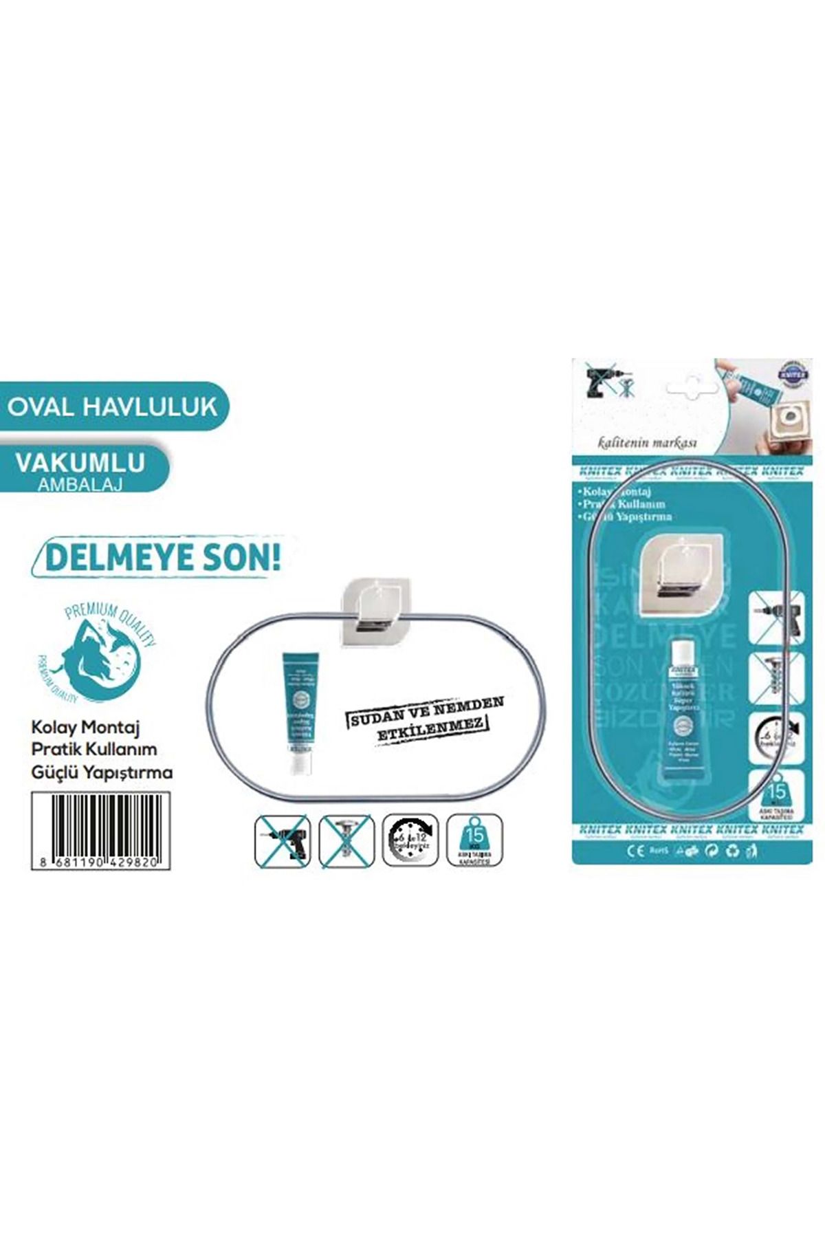 KANDİLLER YAPIŞKANLI OVAL HAVLULUK