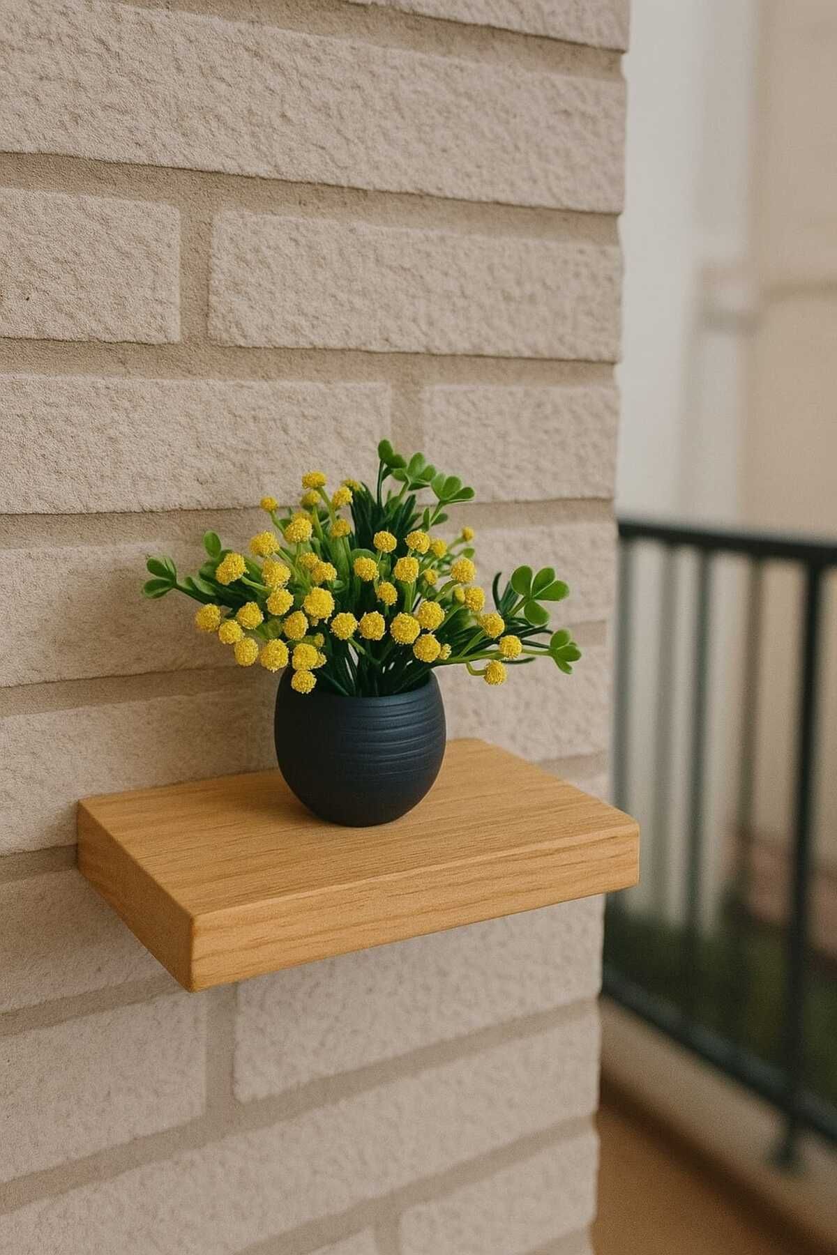 ÖRGÜM Saksılı Yapay Çiçek Mini Yapay Ciçek 6x12 cm