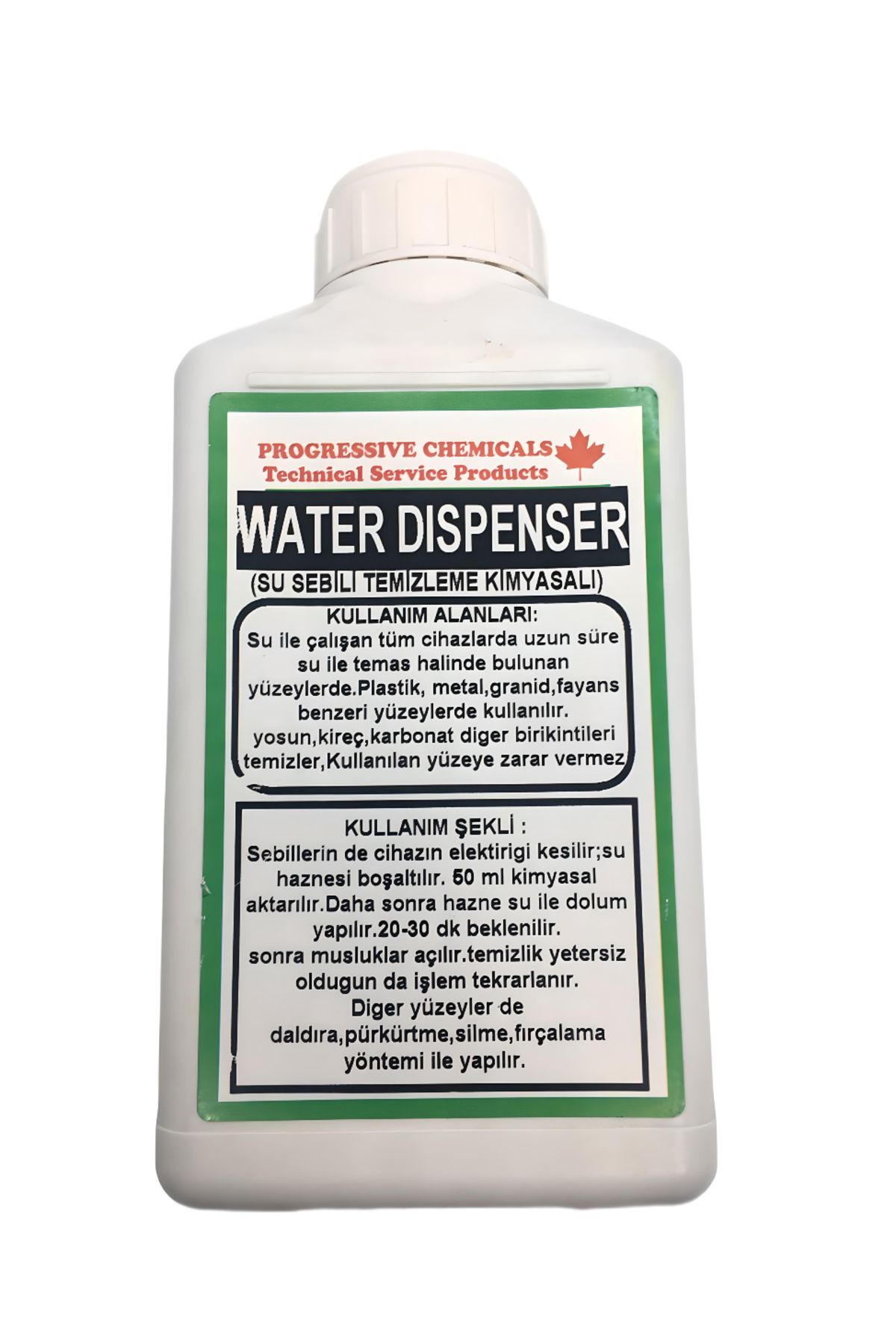 Tekniksel Universal Su Sebili Temizleme İlacı & Kimyasalı (1 Litre)