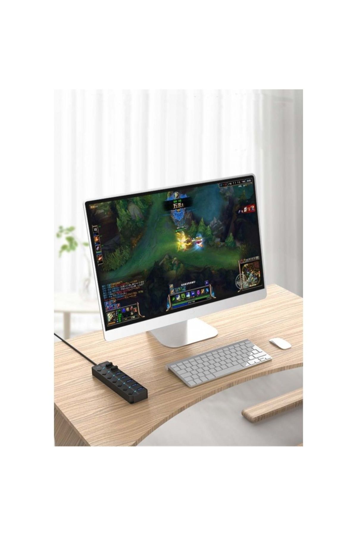 TECHSTAR-® Hb7 Usb Hub, 3.0 High Speed, 7 Usb 3.0 Ports, On/off Button, High Speed Usb 3.0 Connection 4