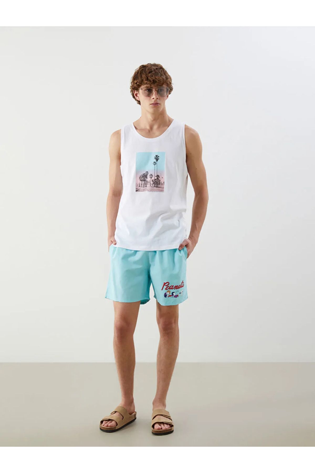 LC Waikiki XSIDE Yeşil Kısa Boy Erkek Deniz Şortu