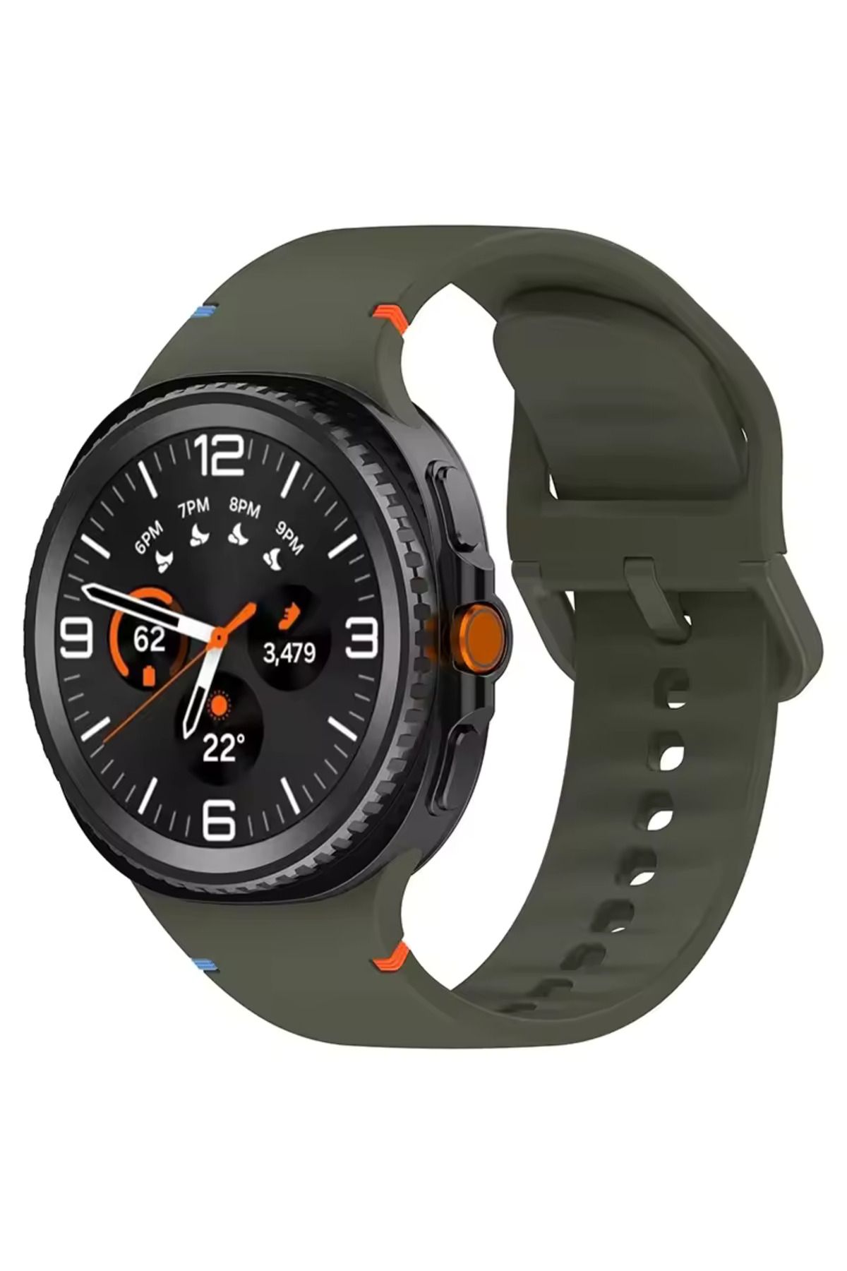 Deppo Trend Samsung Galaxy Watch Ultra 1/2 Series 47mm Uyumlu Kordon Liquid Silikon Spor Renkli Kordon