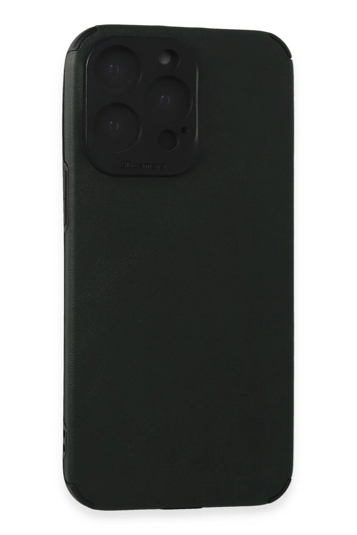 Toptan Bulurum iPhone 15 Pro Max Kılıf Loop Deri Silikon - Yeşil