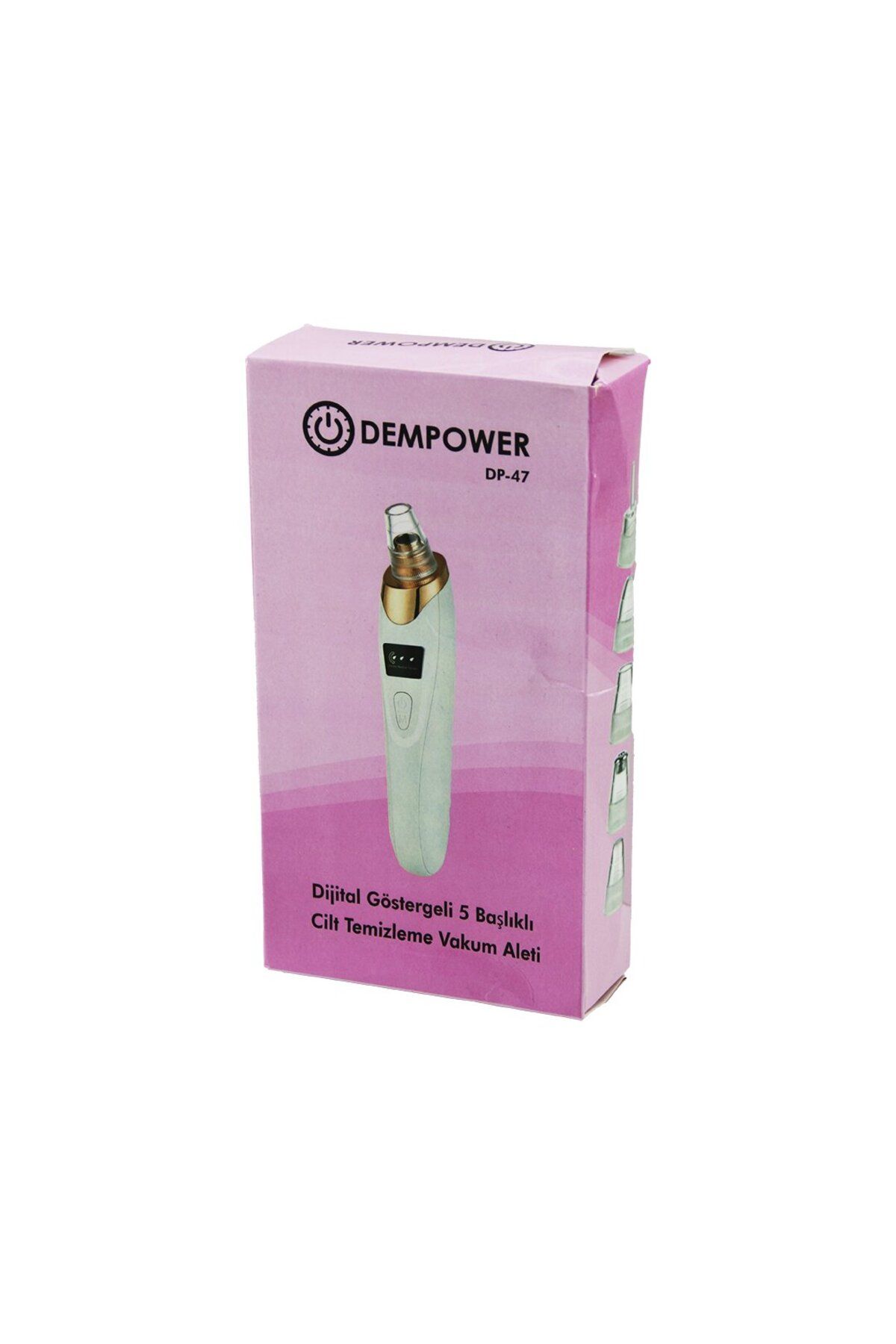STOREMAX nffastore CİLT BAKIM ALETİ VAKUM AKNE- GÖZENEK- SİYAH NOKTA TEMİZLEME USB ŞARJ - 5BAŞLIK DİJ