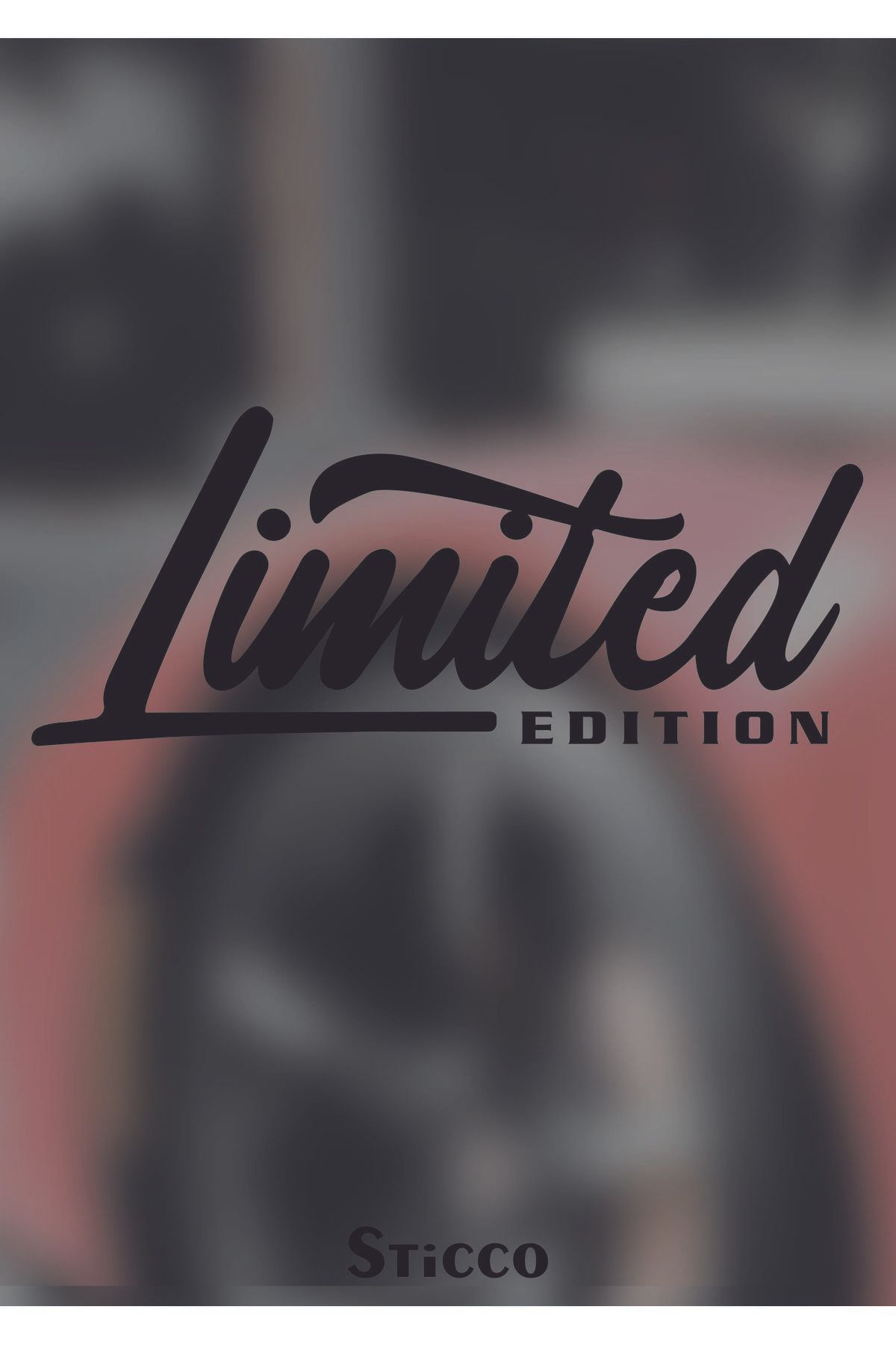 Sticco Limited Edition - Sticker Araba - Motosiklet Sticker 20x8cm