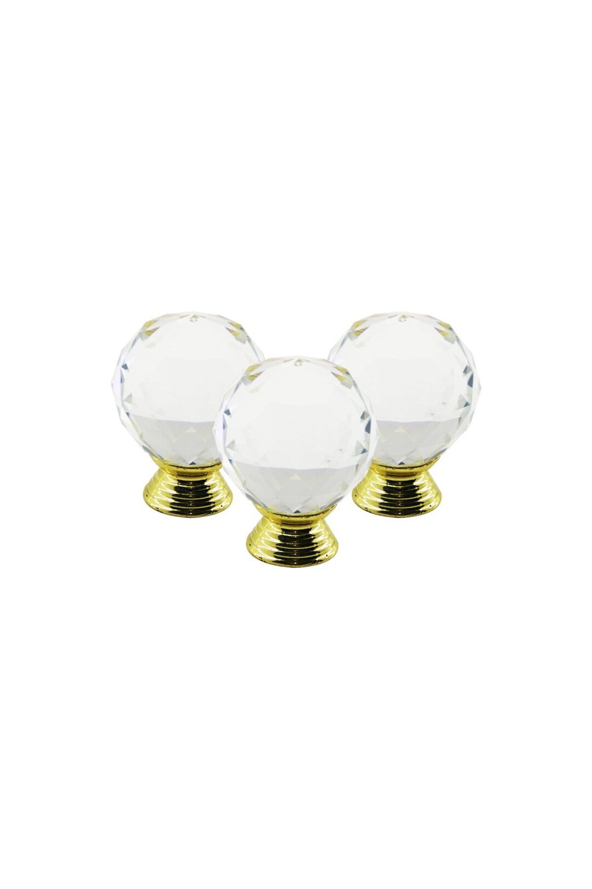 STOREMAX nffastore BÜYÜK BOY KRİSTAL TOP ÇEKMECE KULP Star Collectionbuy 1051353