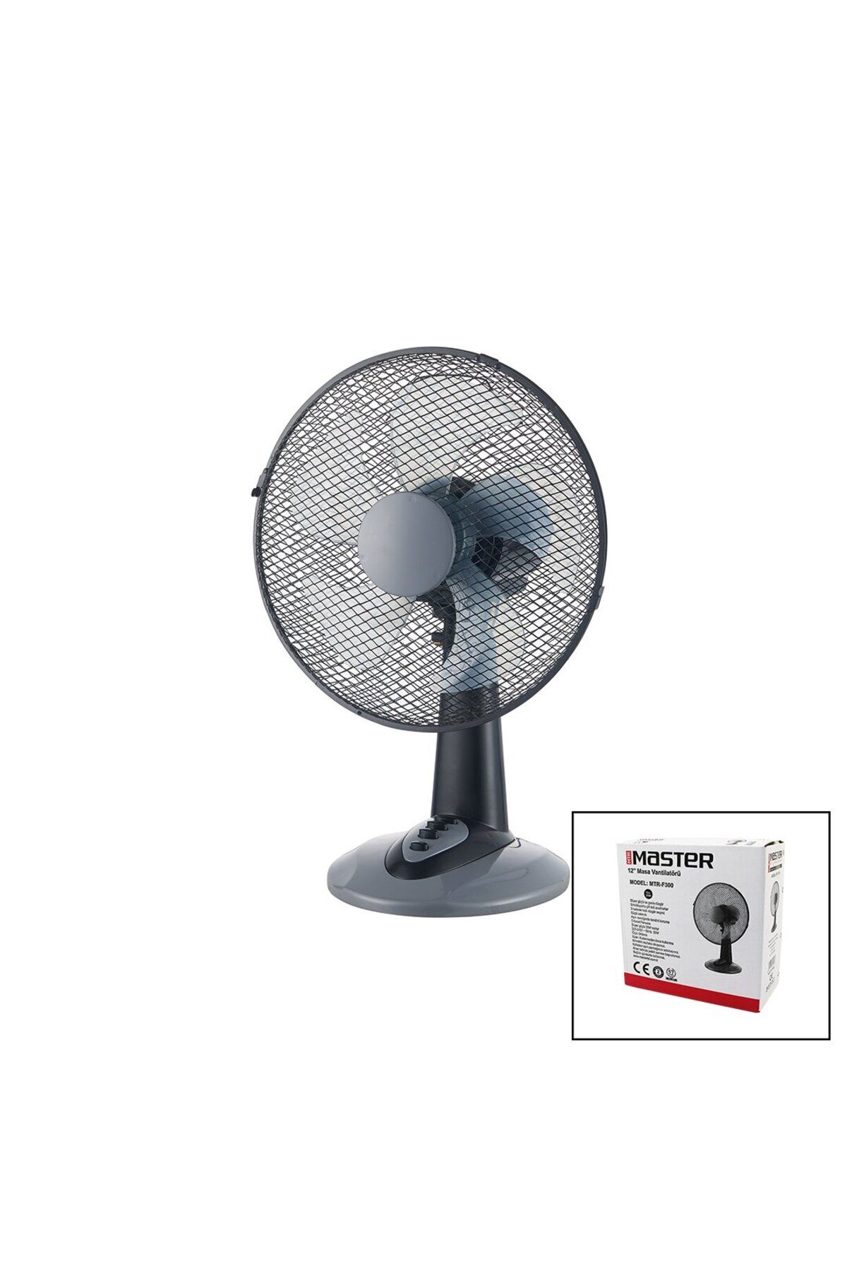 STOREMAX nffastore 12 İNÇ MASA ÜSTÜ VANTİLATÖR 35W 5 KANAT - 3 KADEME MTR-F300 Star Collectionbuy 10513