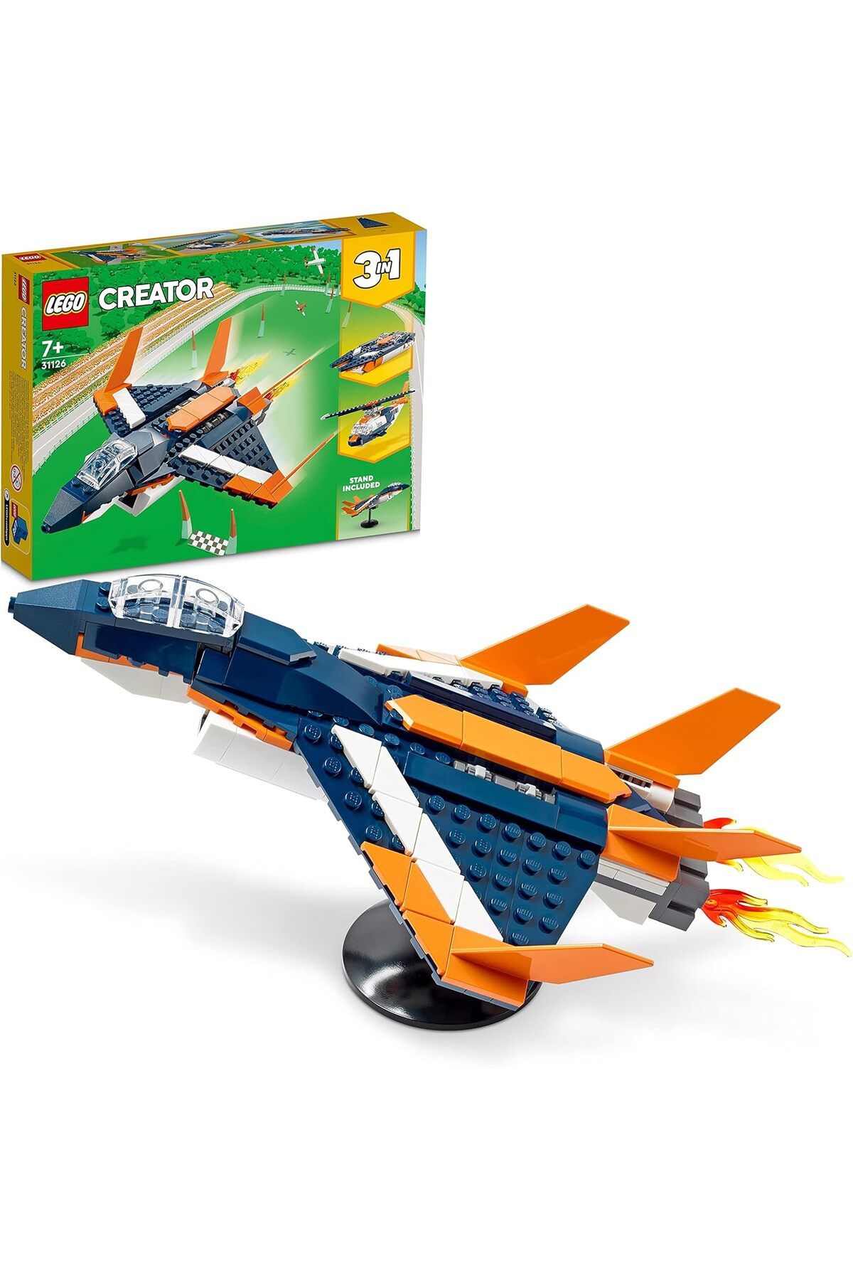 STOREMAX nffastore Creator 3’ü 1 Arada Süpersonik Jet 31126-7 Yaş ve Üzeri Çocuklar için Jet Uçağı