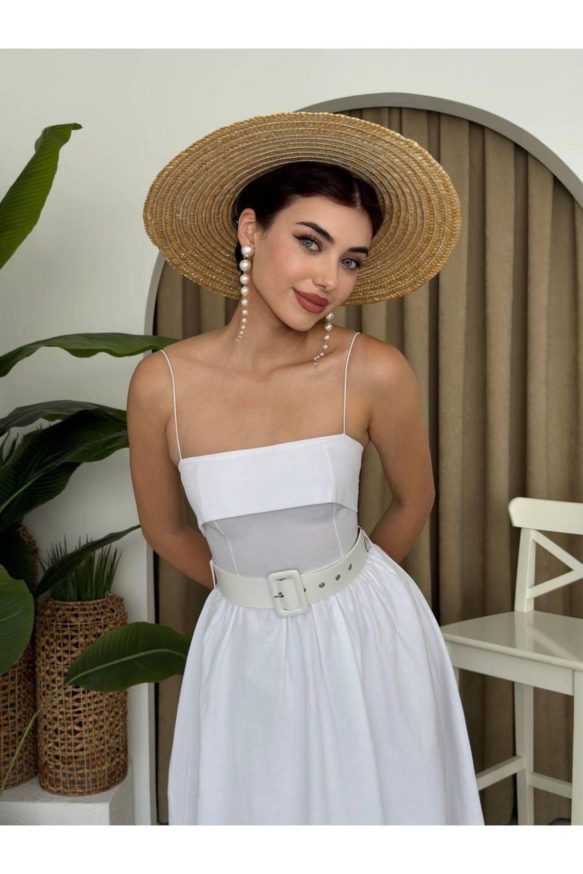 ETİLER COLLECTION Sonja Kemerli Elbise