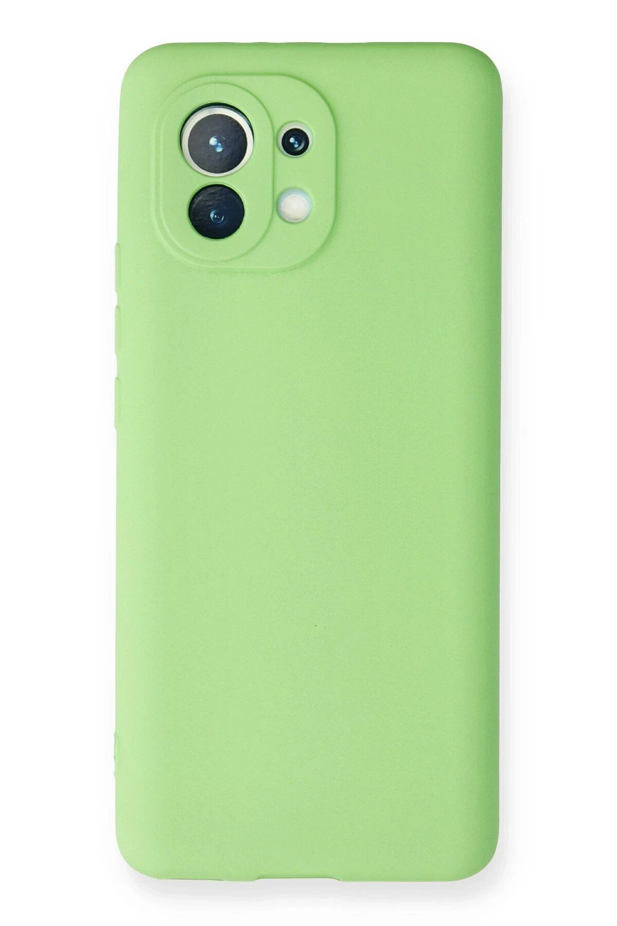 Toptan Bulurum Xiaomi Mi 11 Kılıf First Silikon - Yeşil