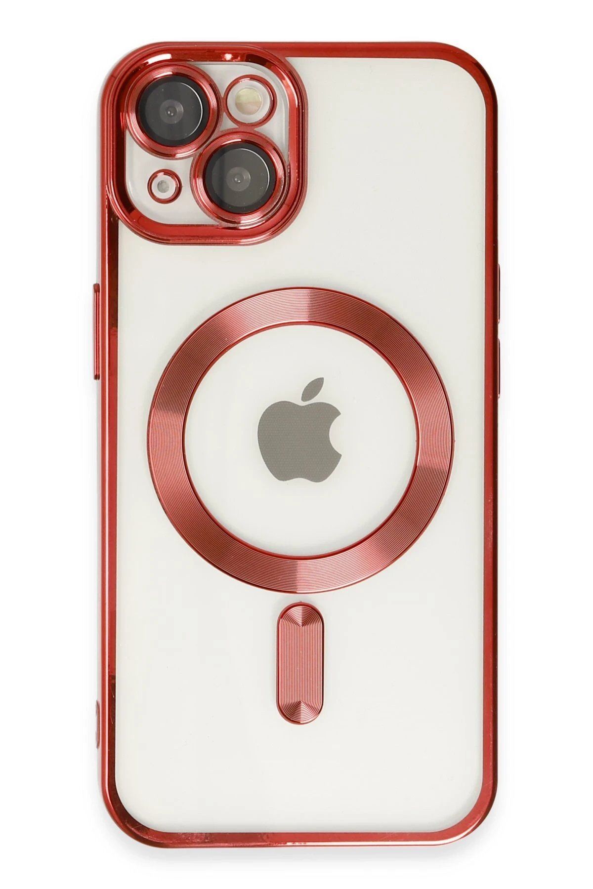 Toptan Bulurum iPhone 14 Plus Kılıf Kross Magneticsafe Kapak - Kırmızı