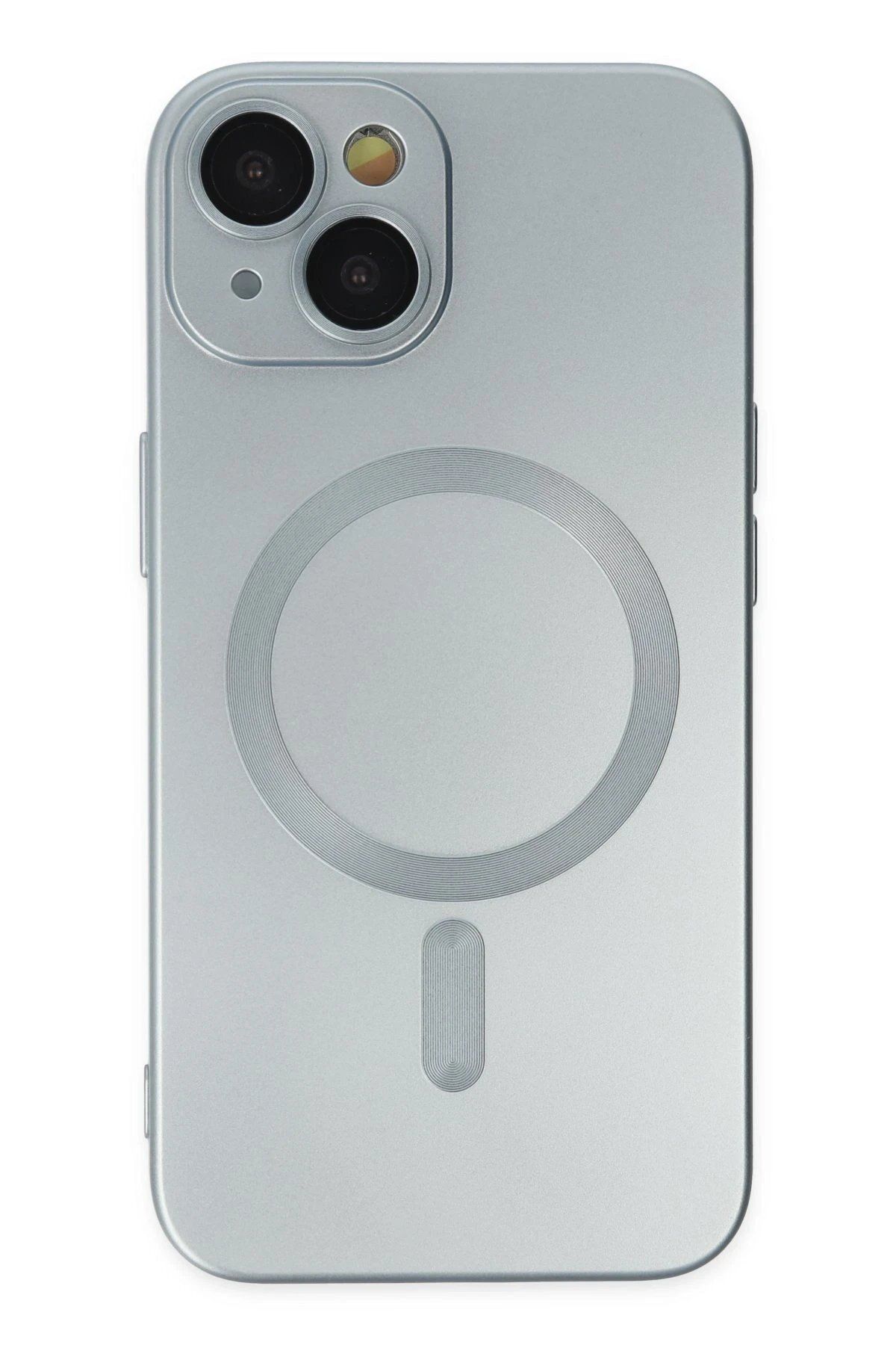 Toptan Bulurum iPhone 14 Plus Kılıf Moshi Lens Magneticsafe Silikon - Sierra Blue