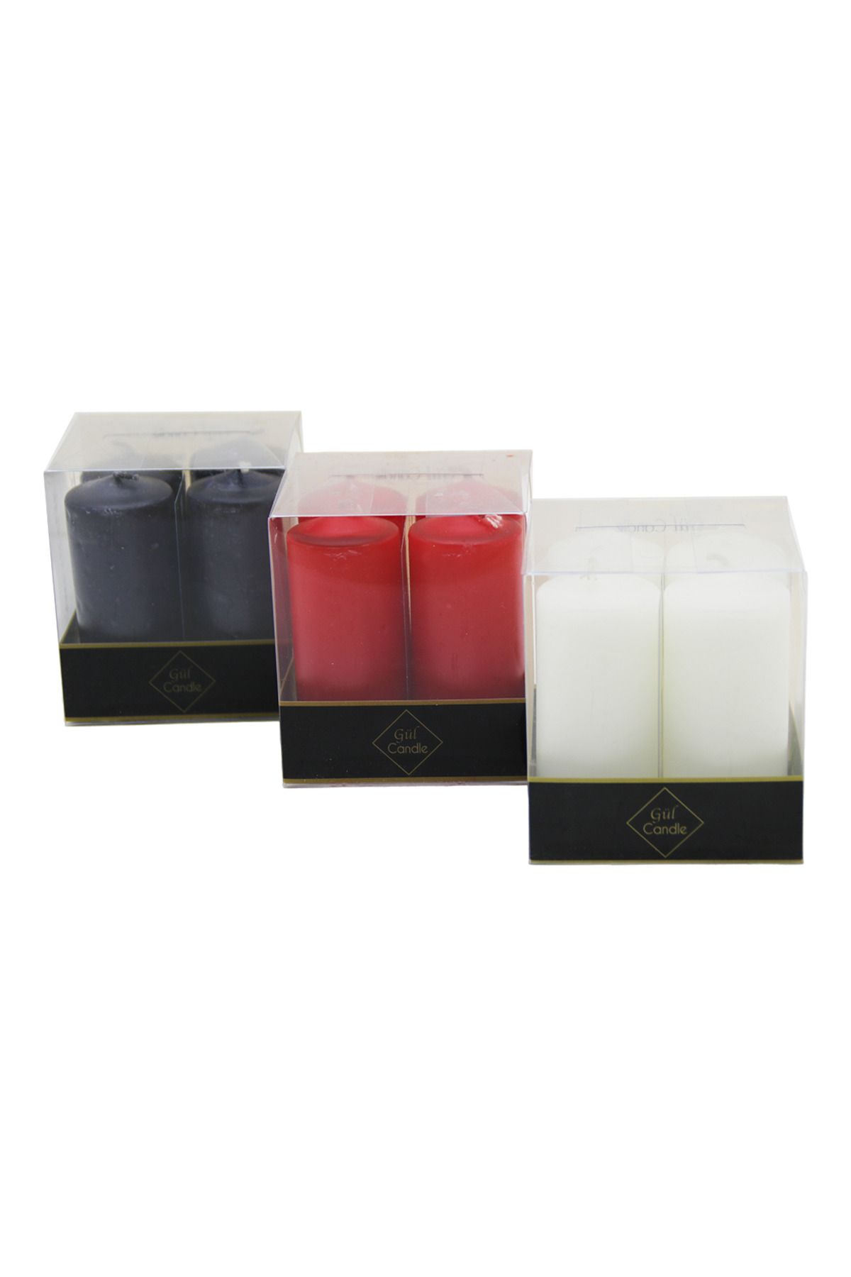 STOREMAX nffastore 4 PARÇA RENKLİ TAKOZ MUM Star Collectionbuy 1051353