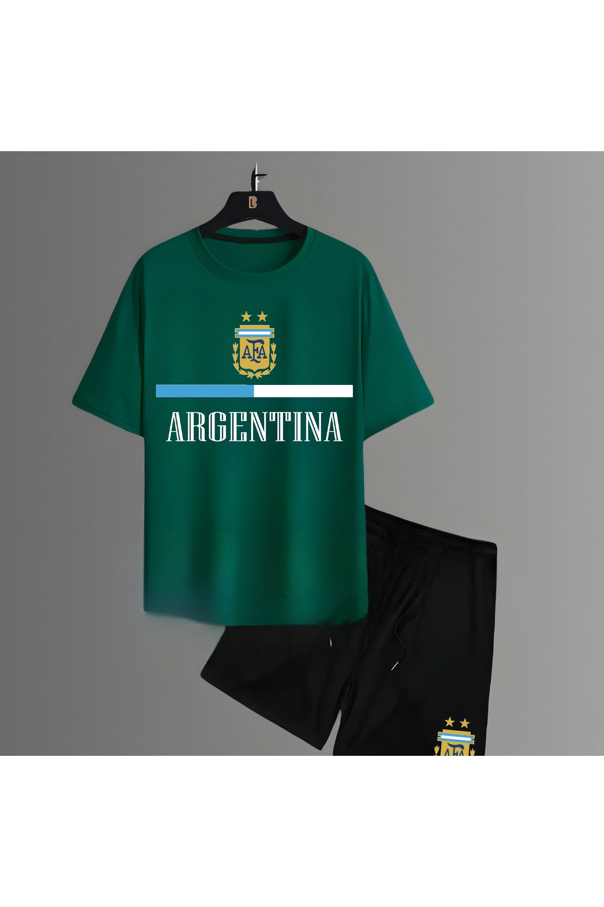 Biy Store Arjantin milli takım forma futbol sırt baskılı unisex erkek tişört kadın t-shirt şort takımı