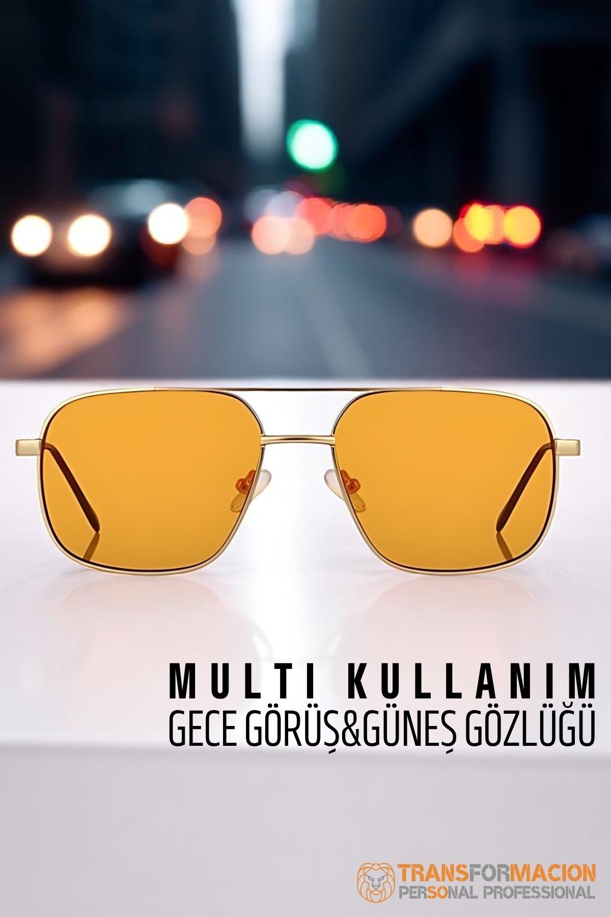 Transformacion Gece Sürüş Görüş Parlama Önleyici Gece Gözlüğü Sis Far Işık Önleyici Anti-Fog Gözlük 721853