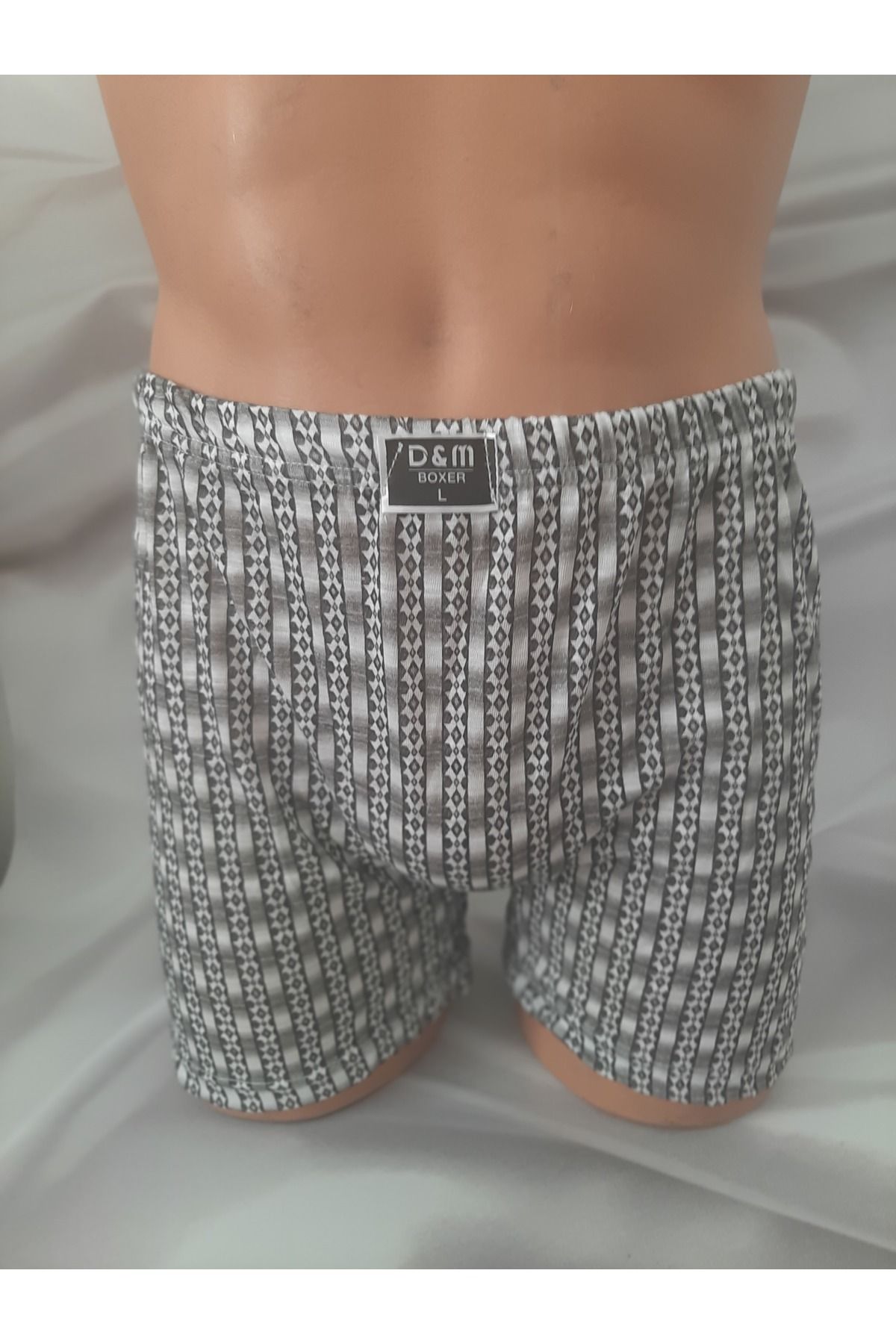 Butik Siyah desenli %100 pamuk cotton rahat kullanışlı erkek boxer